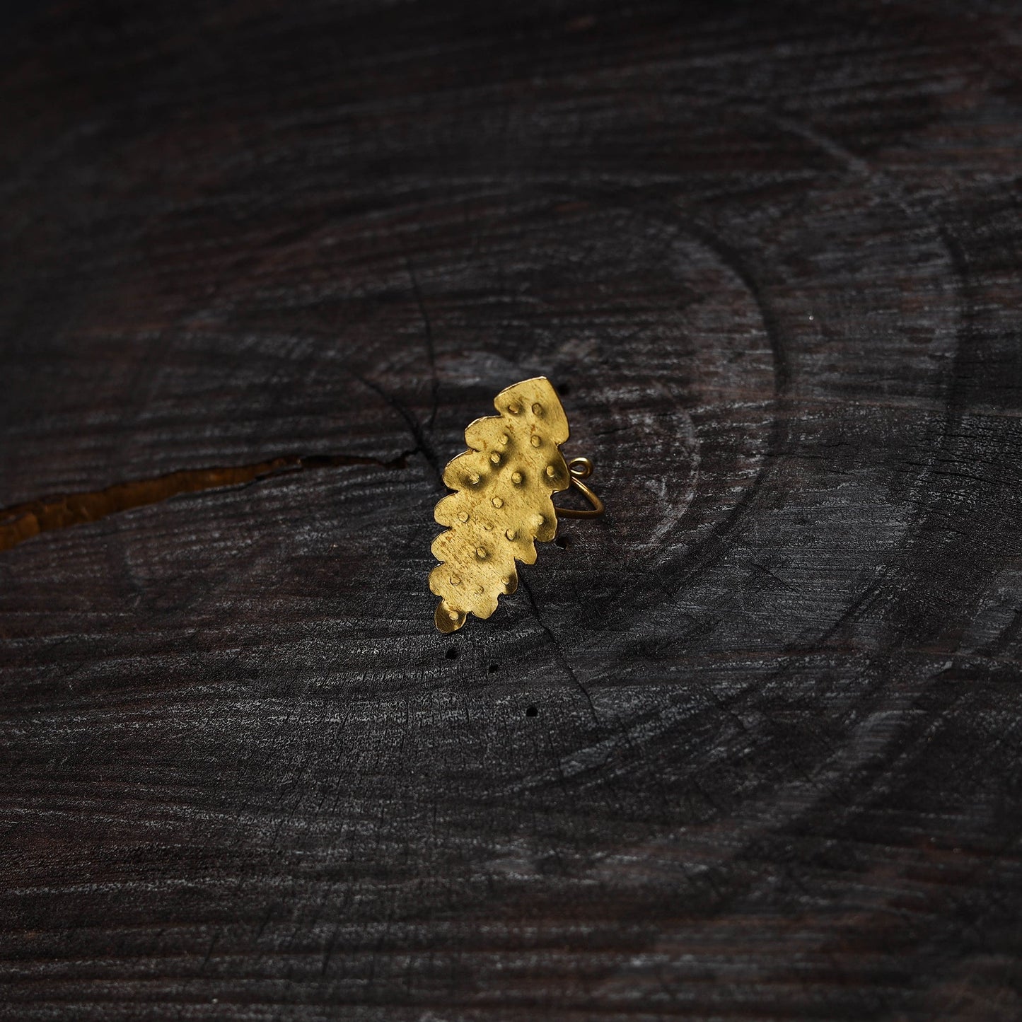 Buy Brass Metal Handcrafted Dokra Ring