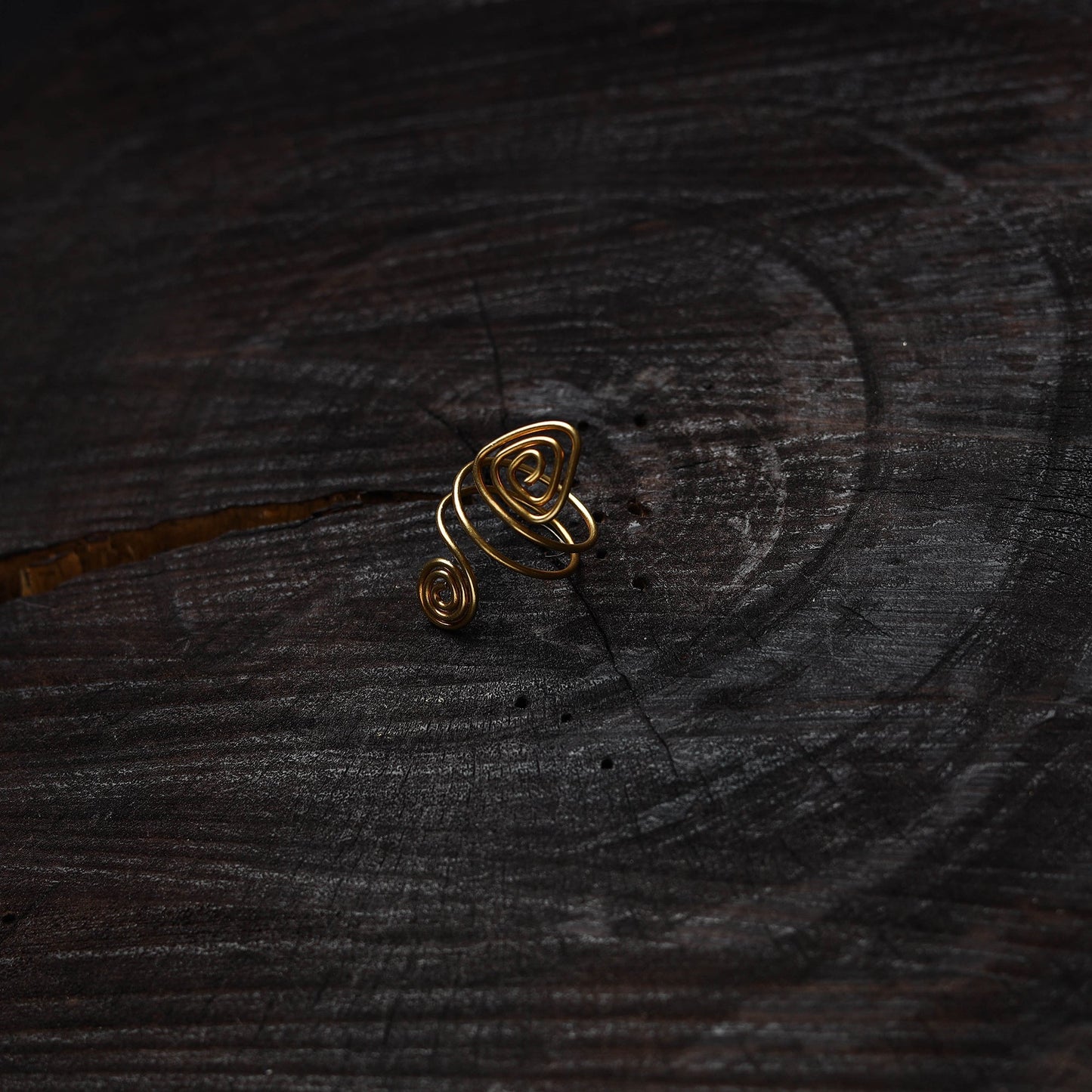 Buy Brass Metal Handcrafted Dokra Ring