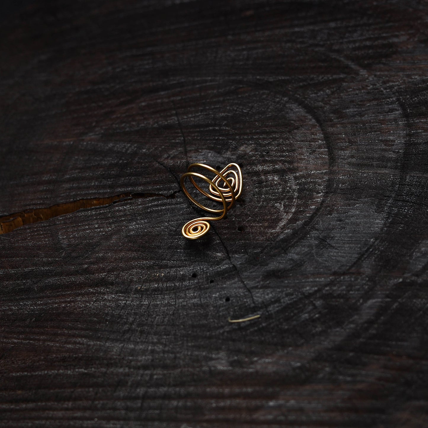 Buy Brass Metal Handcrafted Dokra Ring