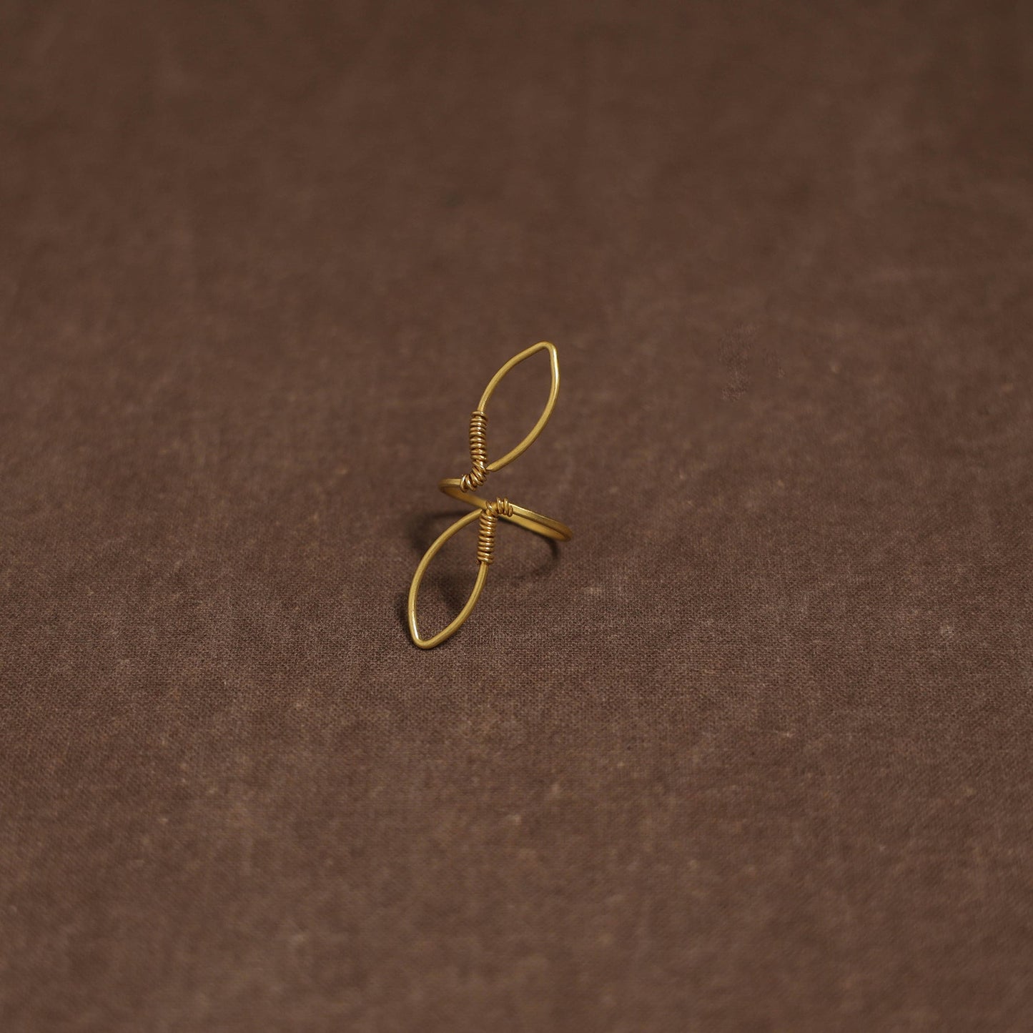 Brass metal handcrafted ring 10