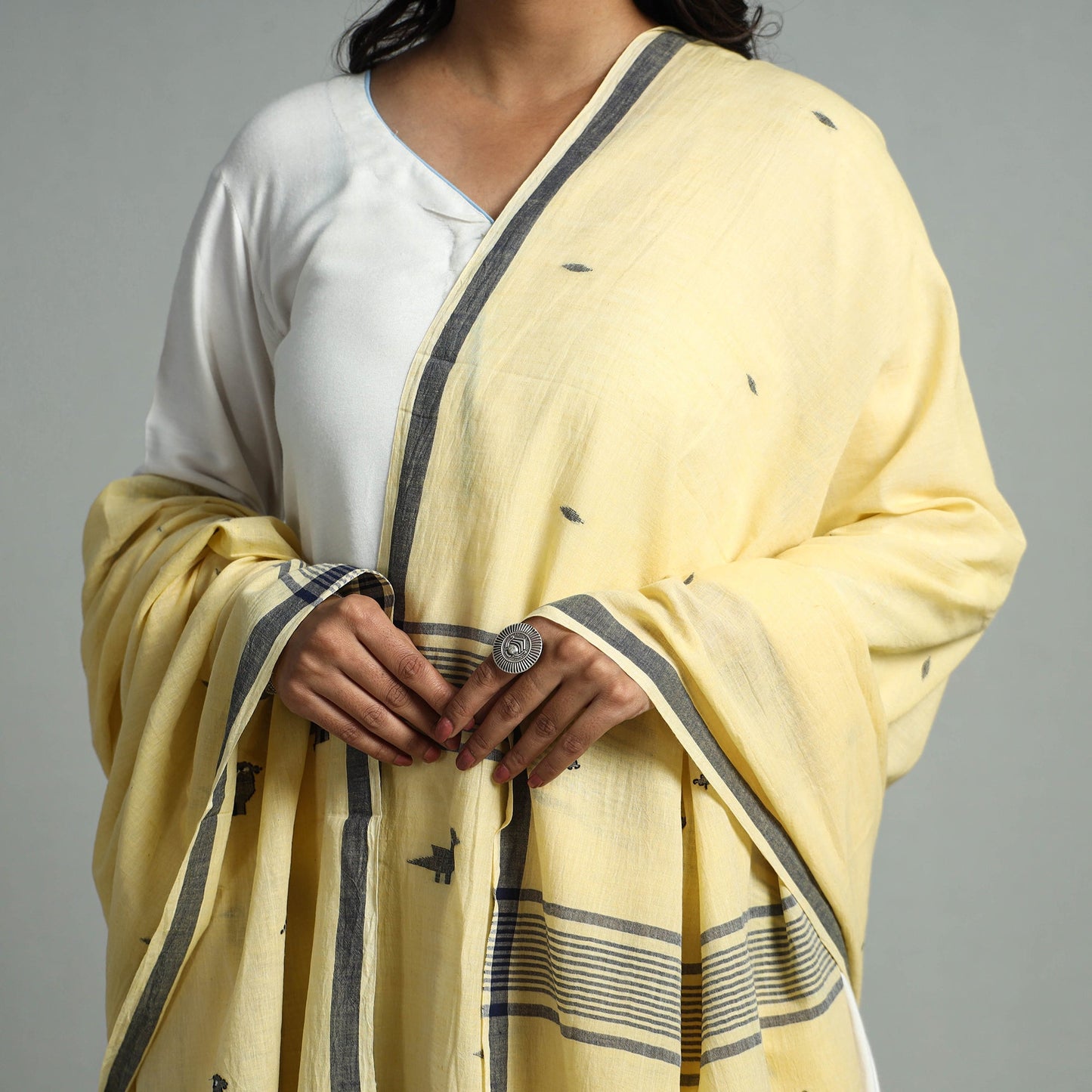 Jamdani Handloom Dupatta