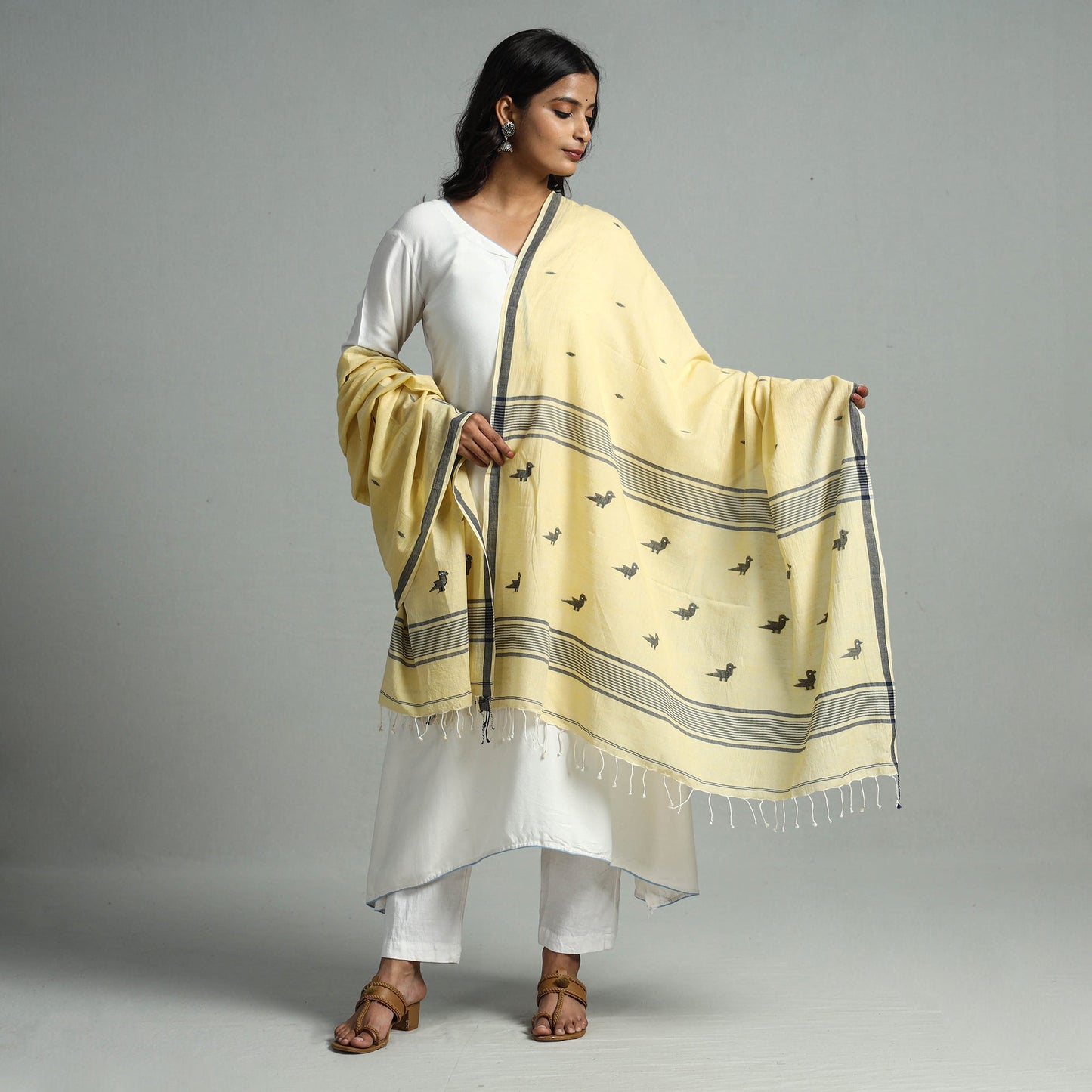 Jamdani Handloom Dupatta