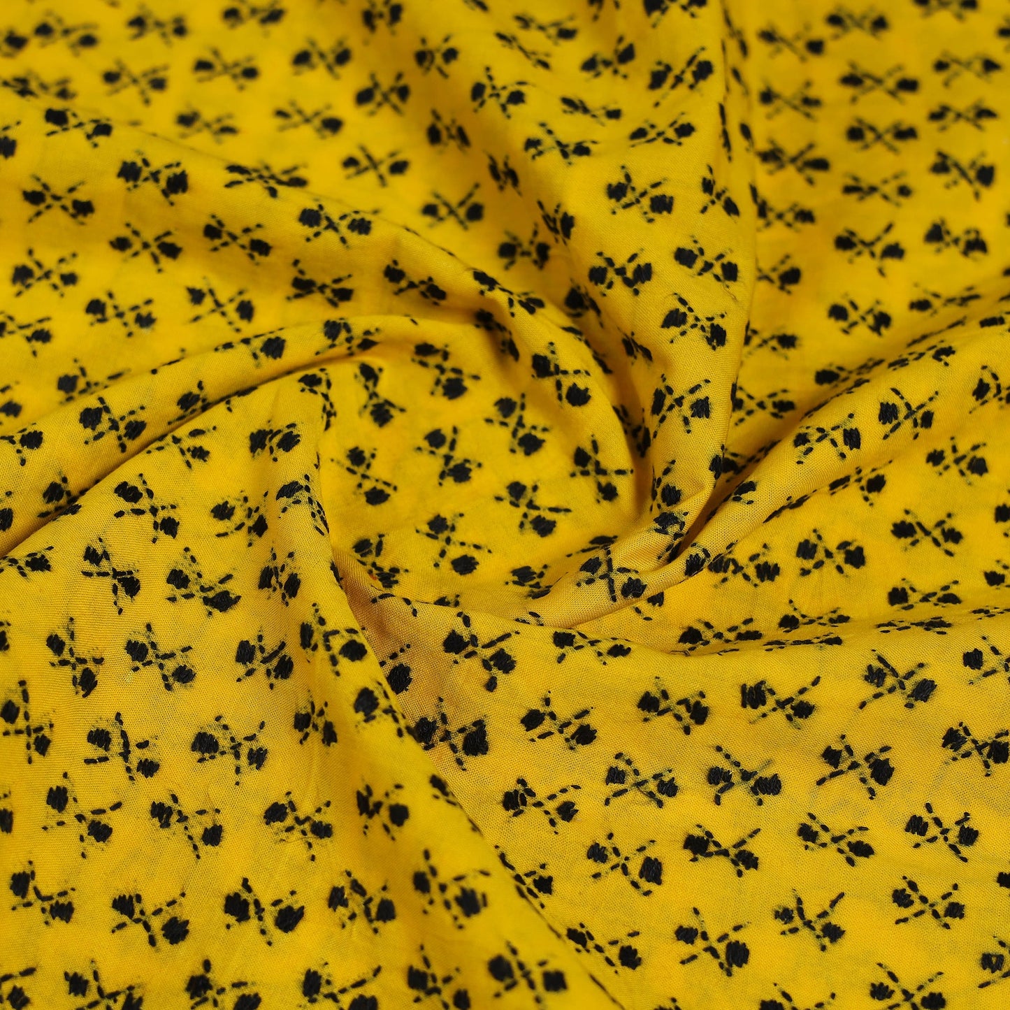 Cotton Bengal Kantha Stitch Blouse Piece