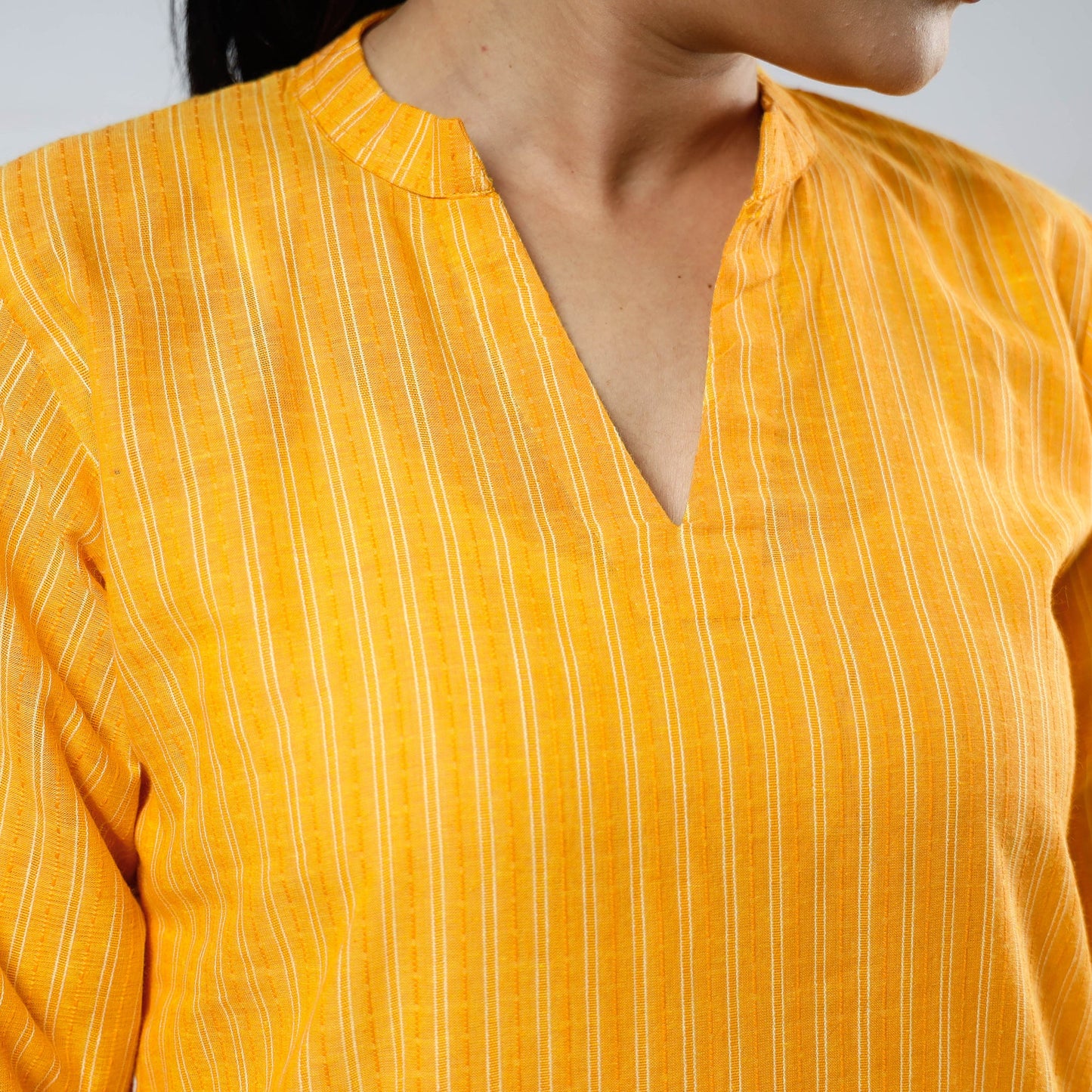 Cotton Straight Jacquard Kurta for Women