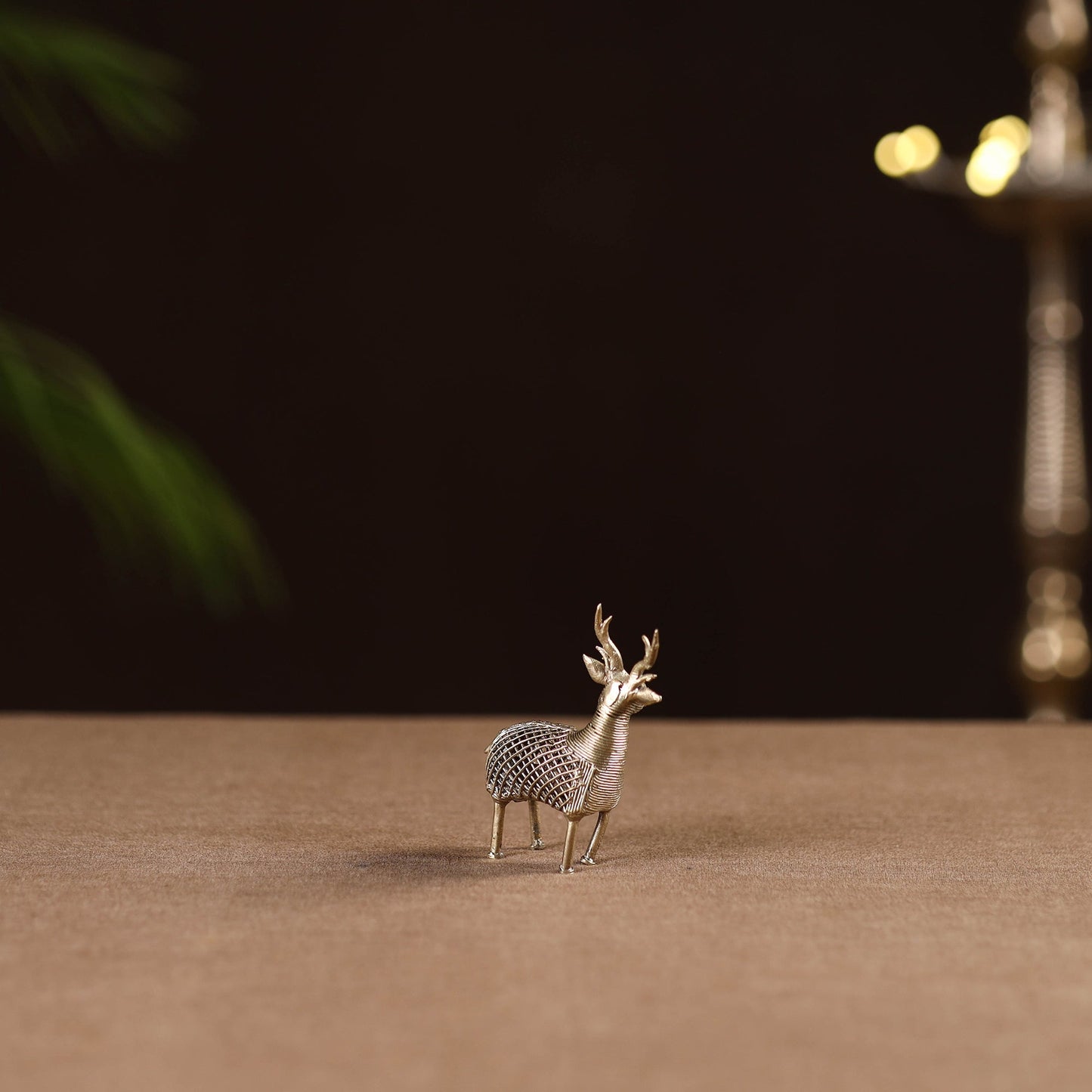 Deer - tribal odisha dokra handmade home decor item 04