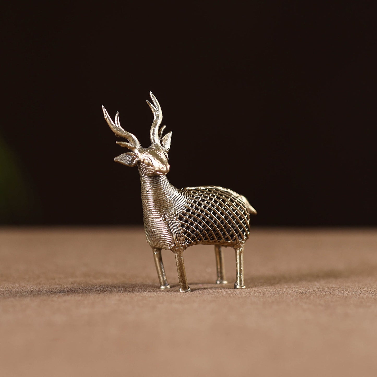 Deer - tribal odisha dokra handmade home decor item 04