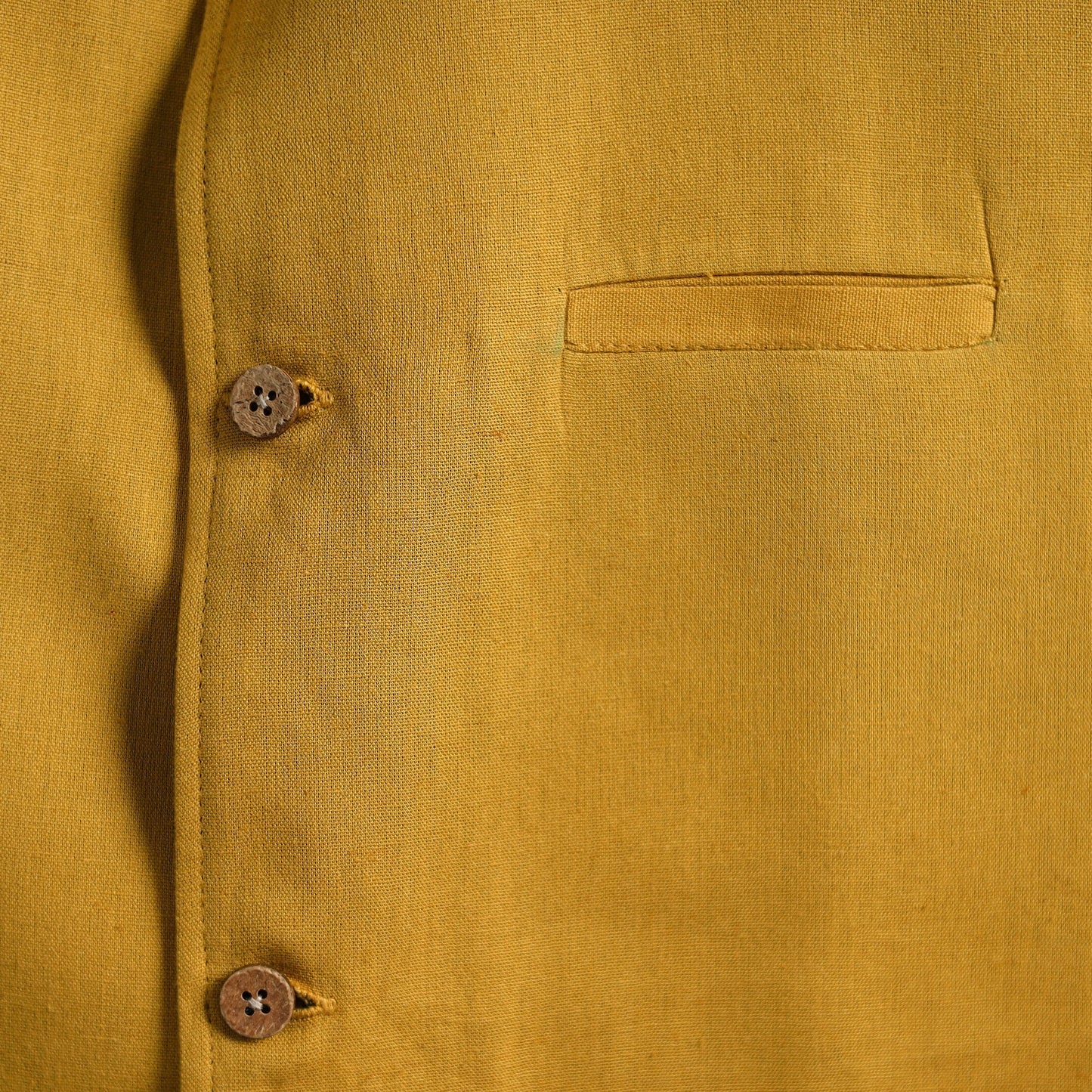 Flex cotton men plain nehru jacket 06 - handcrafted