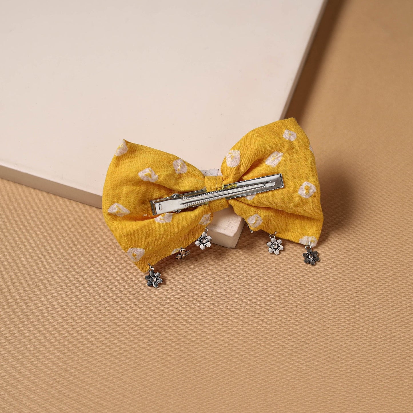Gs mirror work women’s bow hair clip 37 - handcrafted