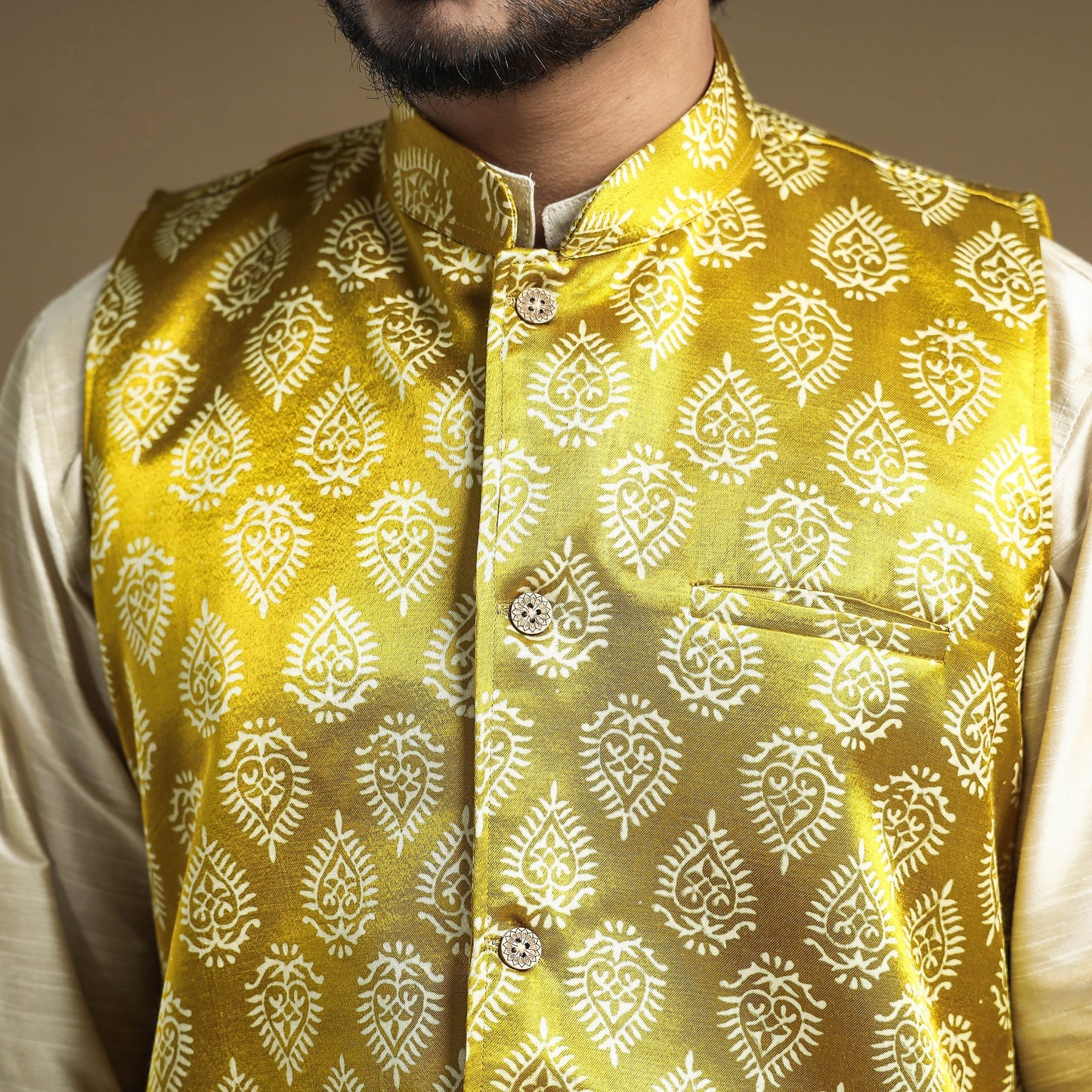 Silk Nehru Jacket