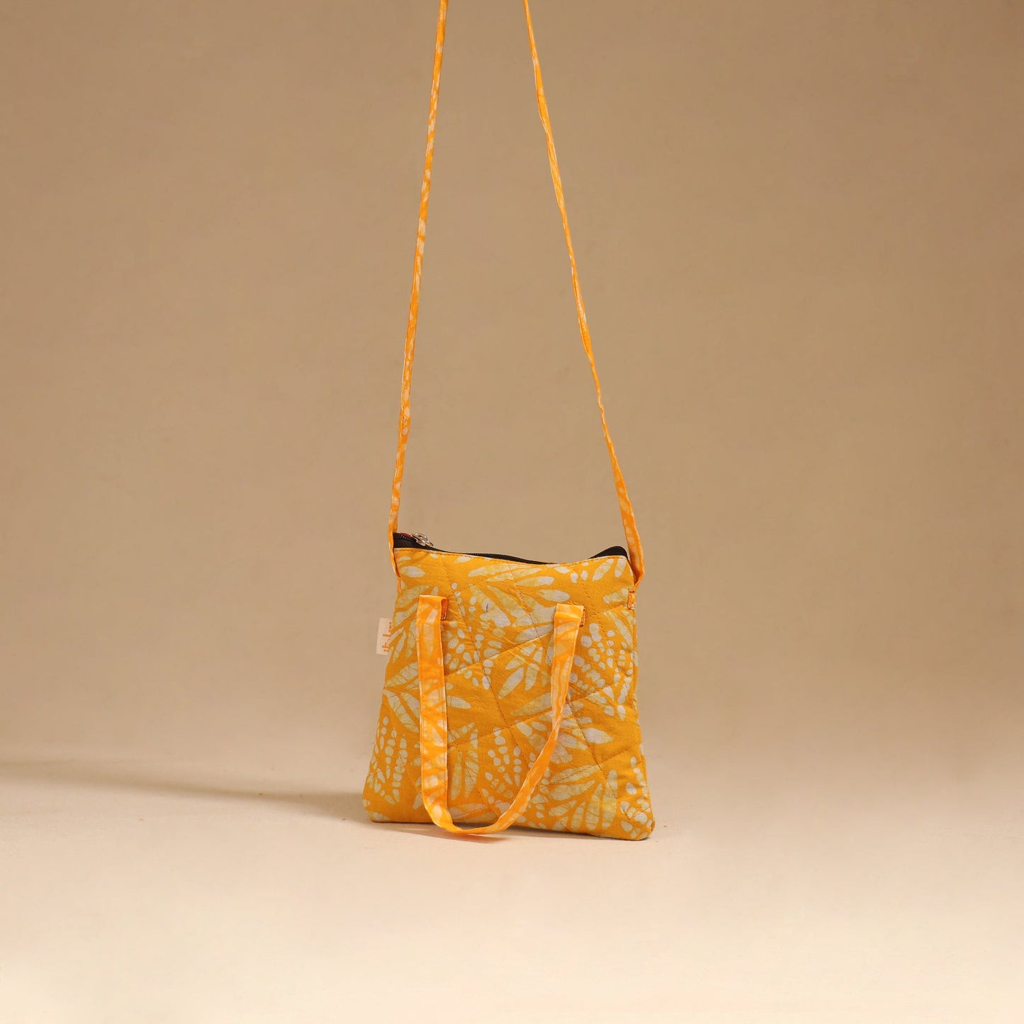 Handcrafted quilted sling bag 35