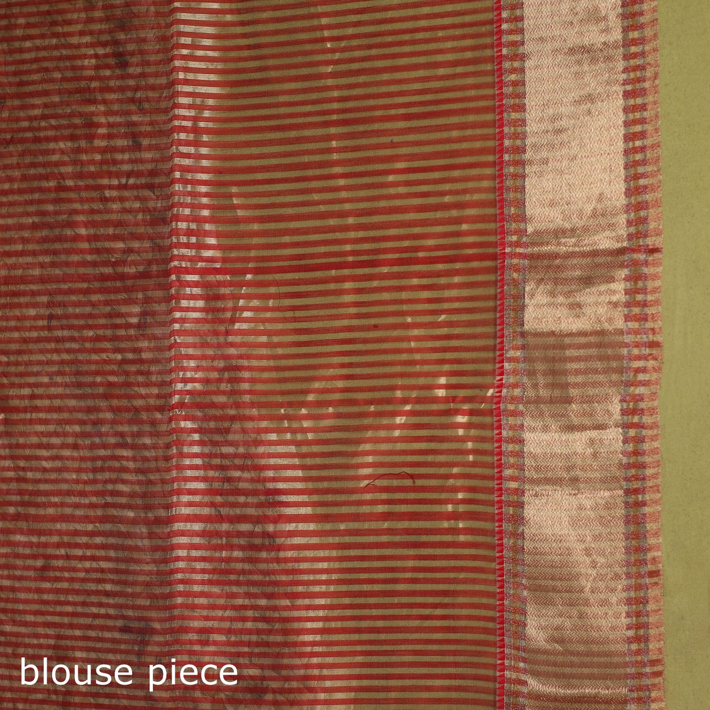 Yellow - handloom silk cotton buti maheshwari saree