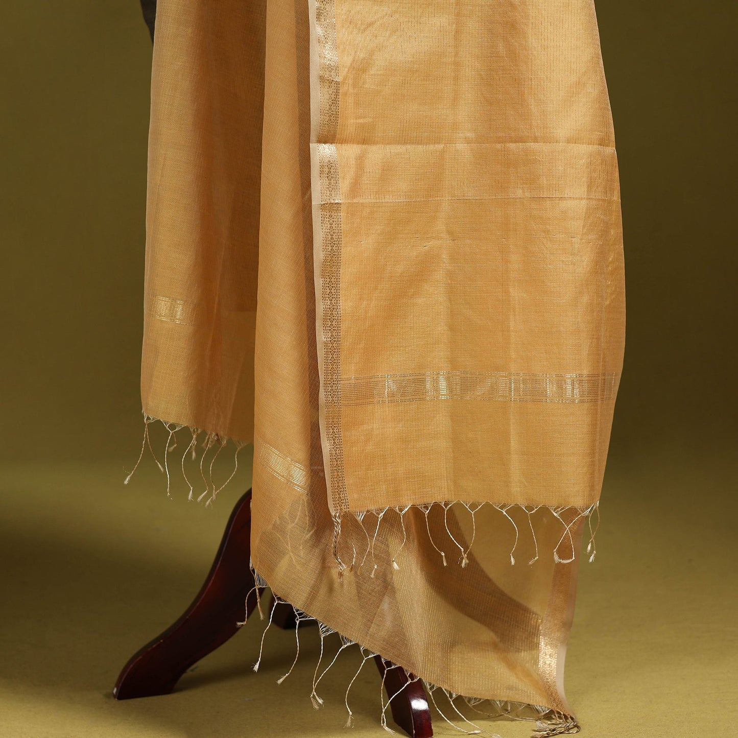 Handloom silk cotton zari work maheshwari dupatta 36