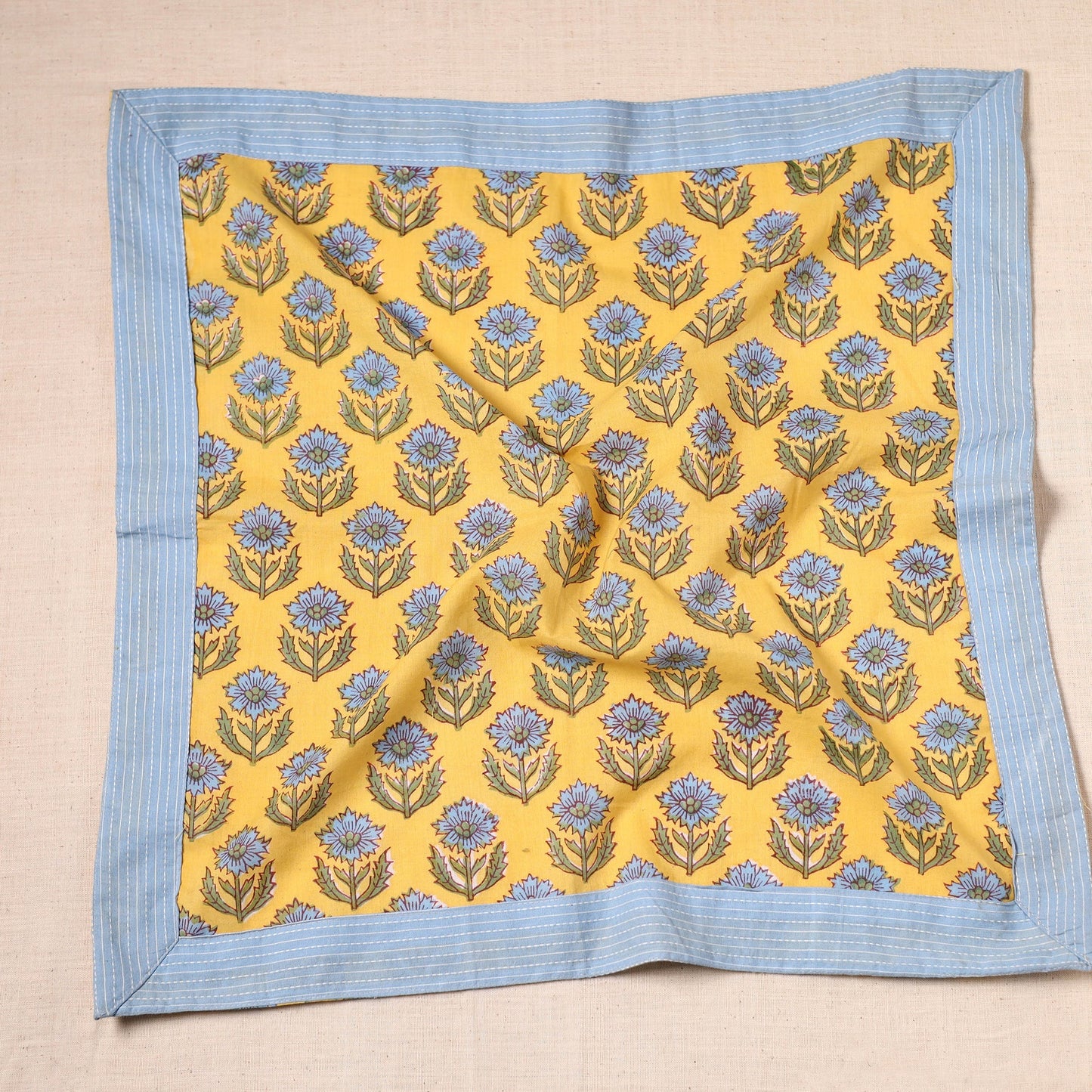 Handmade cotton bandana 45 - handcrafted