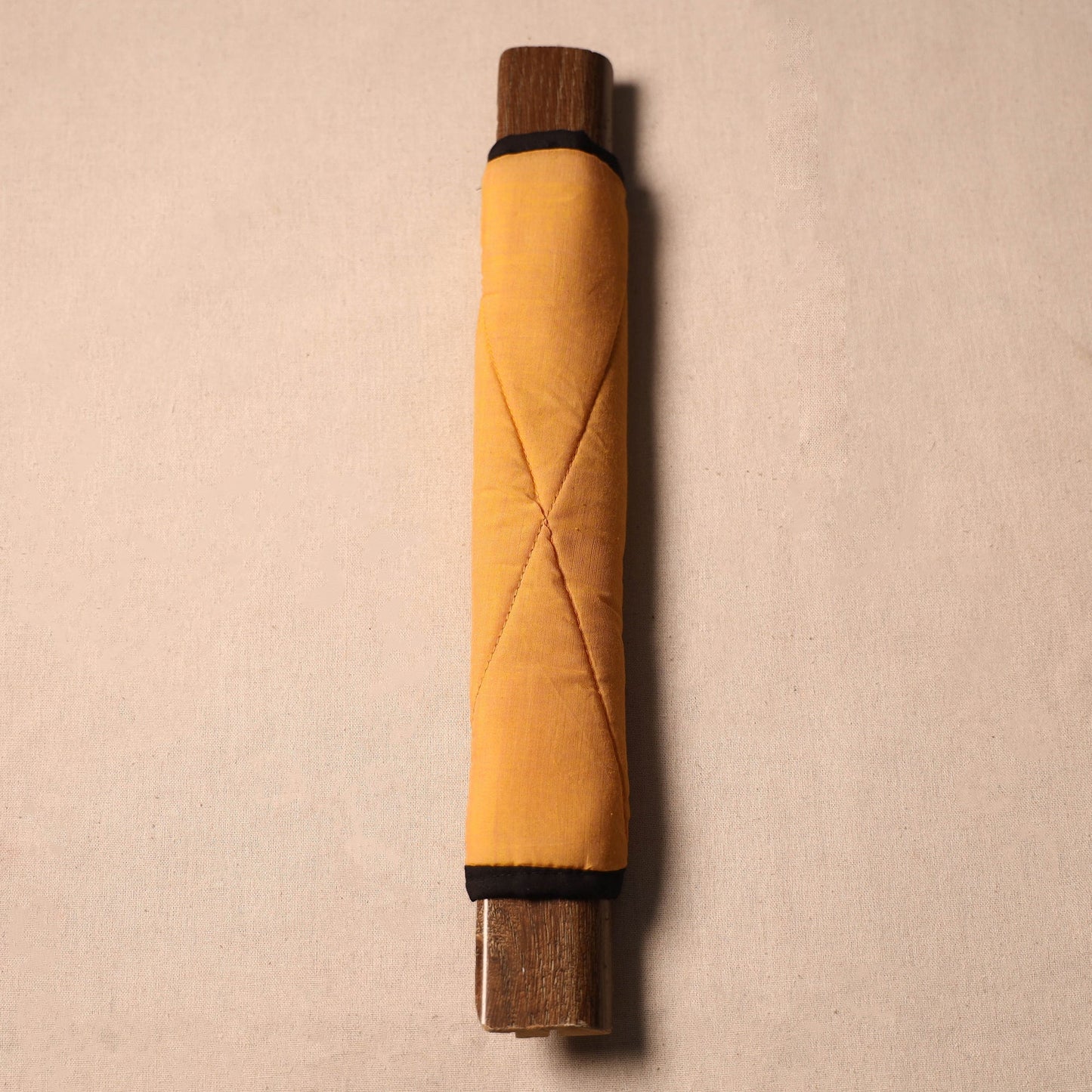 Buy Handmade Cotton Yellow Fridge Handle Cover 13