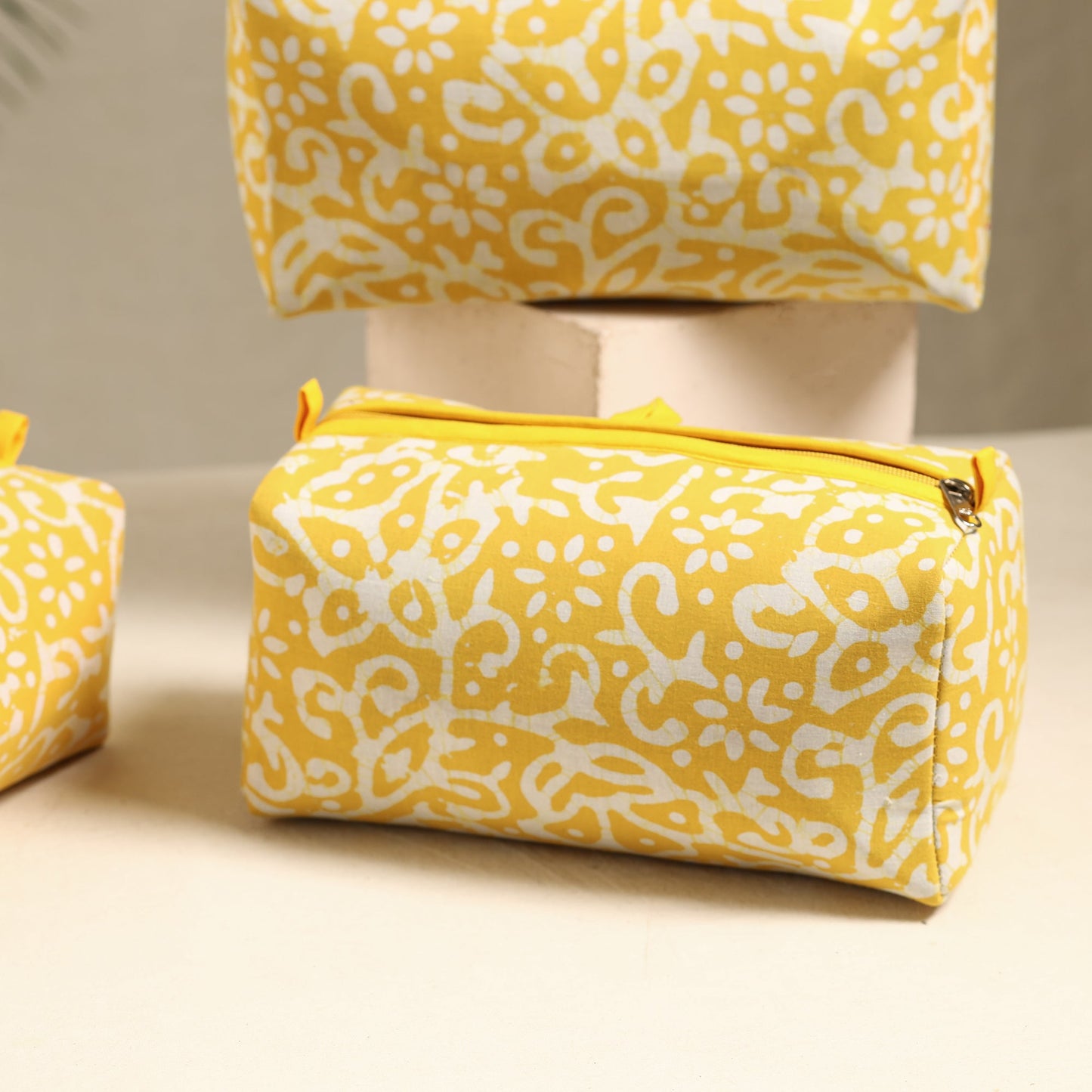 Handmade Cotton Toiletry Bags (Set of 3) 103