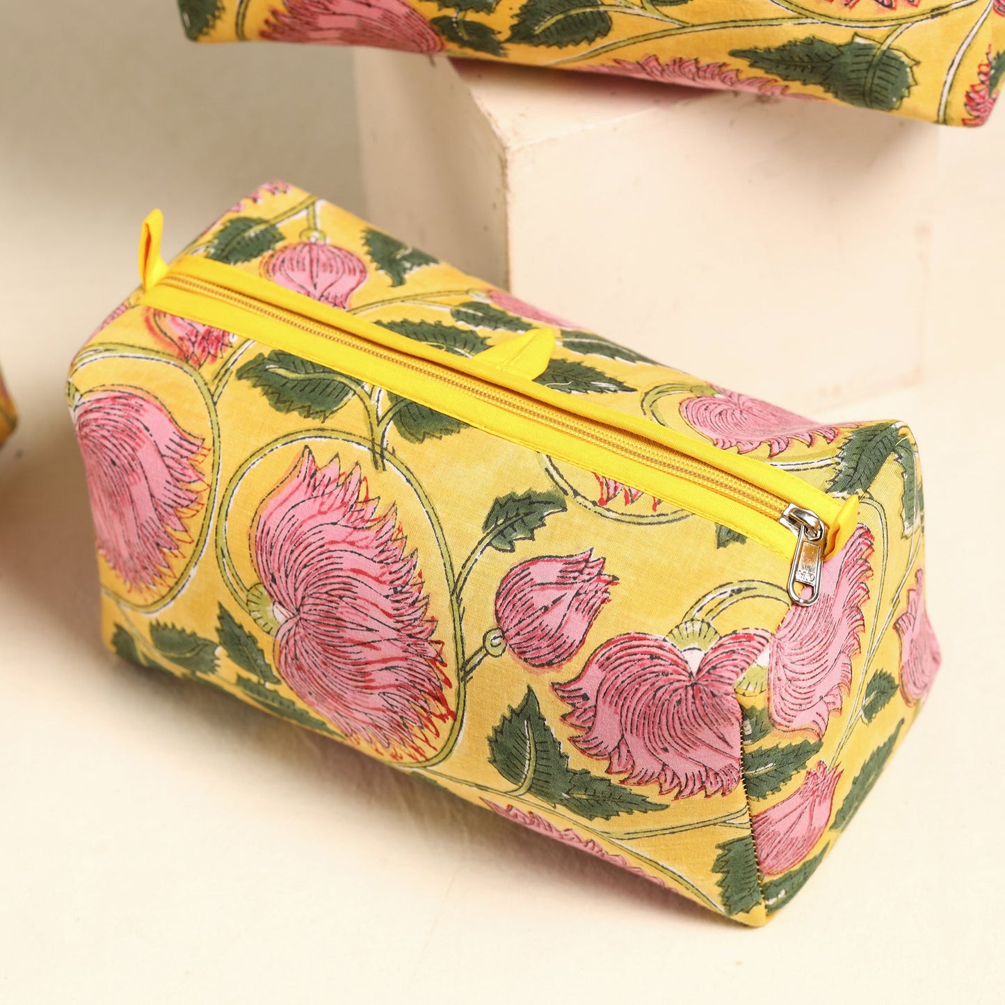 Handmade Cotton Toiletry Bags (Set of 3) 15