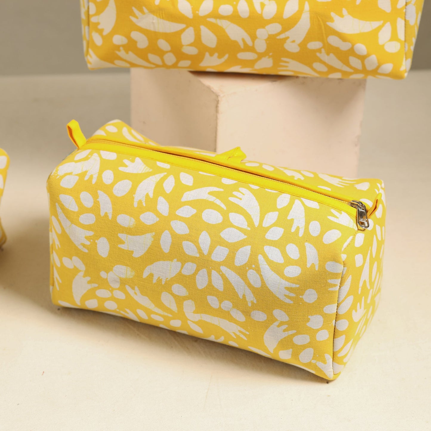 Handmade Cotton Toiletry Bags (Set of 3) 76