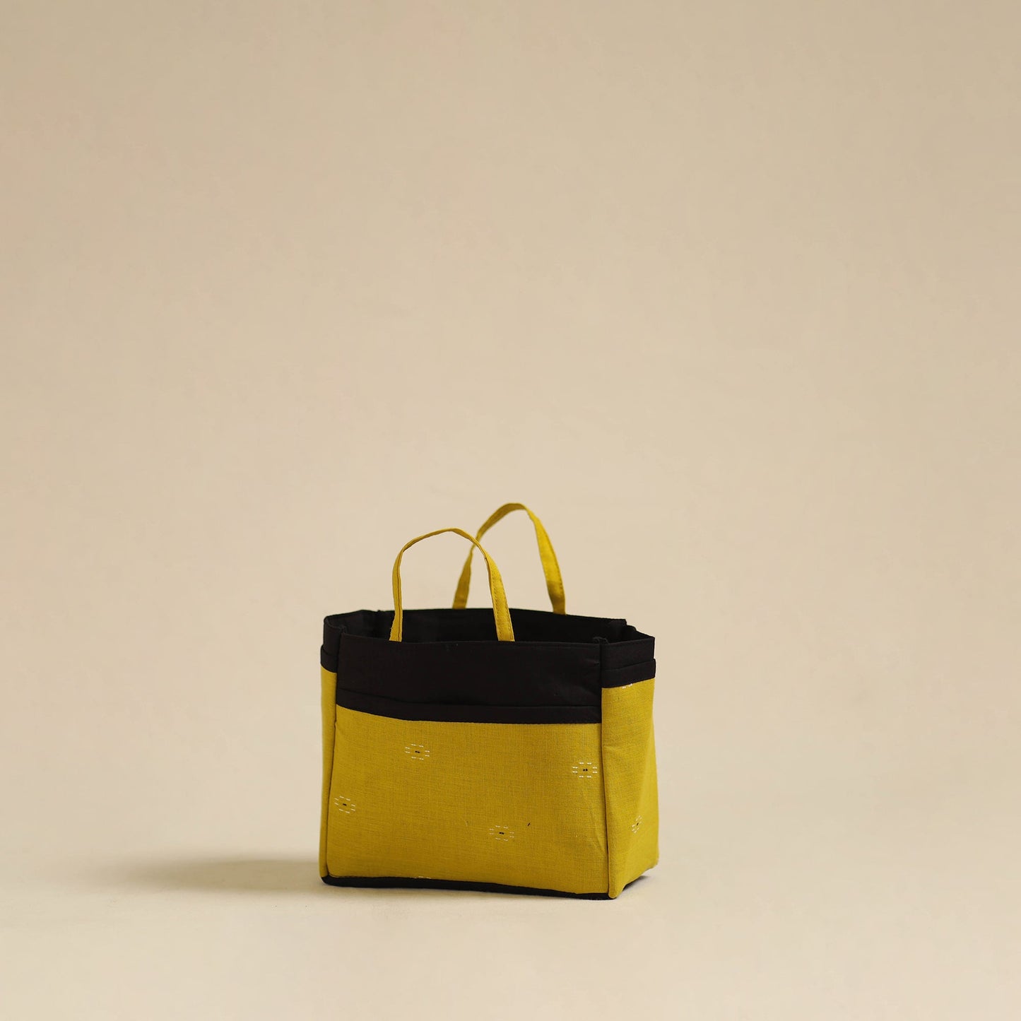 Yellow Handmade Multipurpose Cosmetic/Toiletry Bag