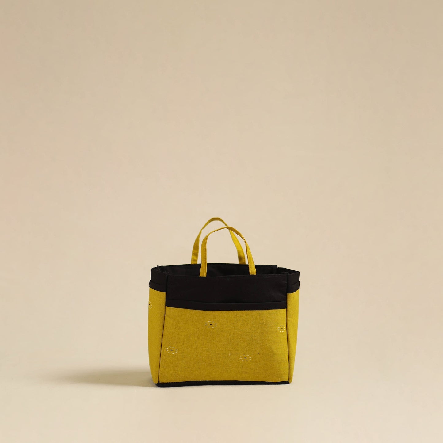 Yellow Handmade Multipurpose Cosmetic/Toiletry Bag