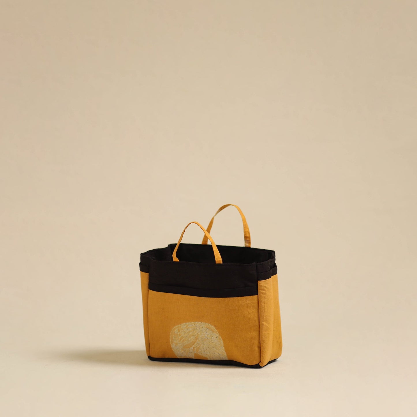 Yellow Handmade Multipurpose Cosmetic/Toiletry Bag