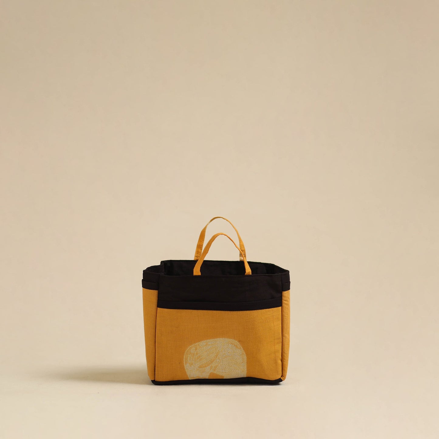 Yellow Handmade Multipurpose Cosmetic/Toiletry Bag