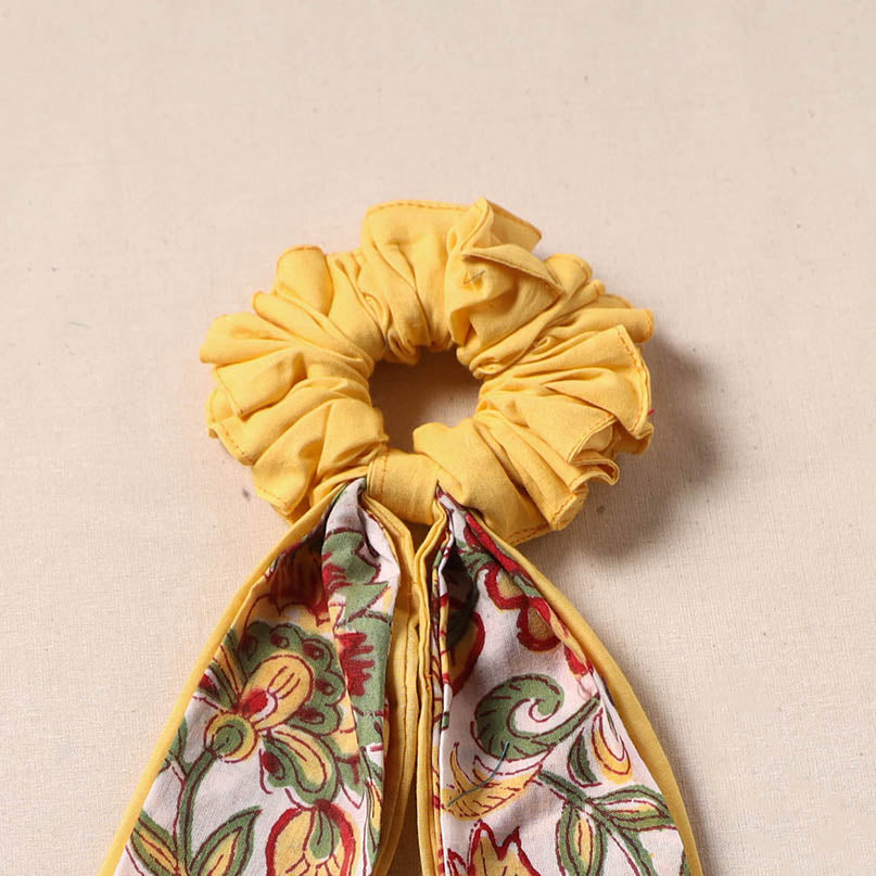 Handmade rubber band/scarf scrunchie 38 - handcrafted
