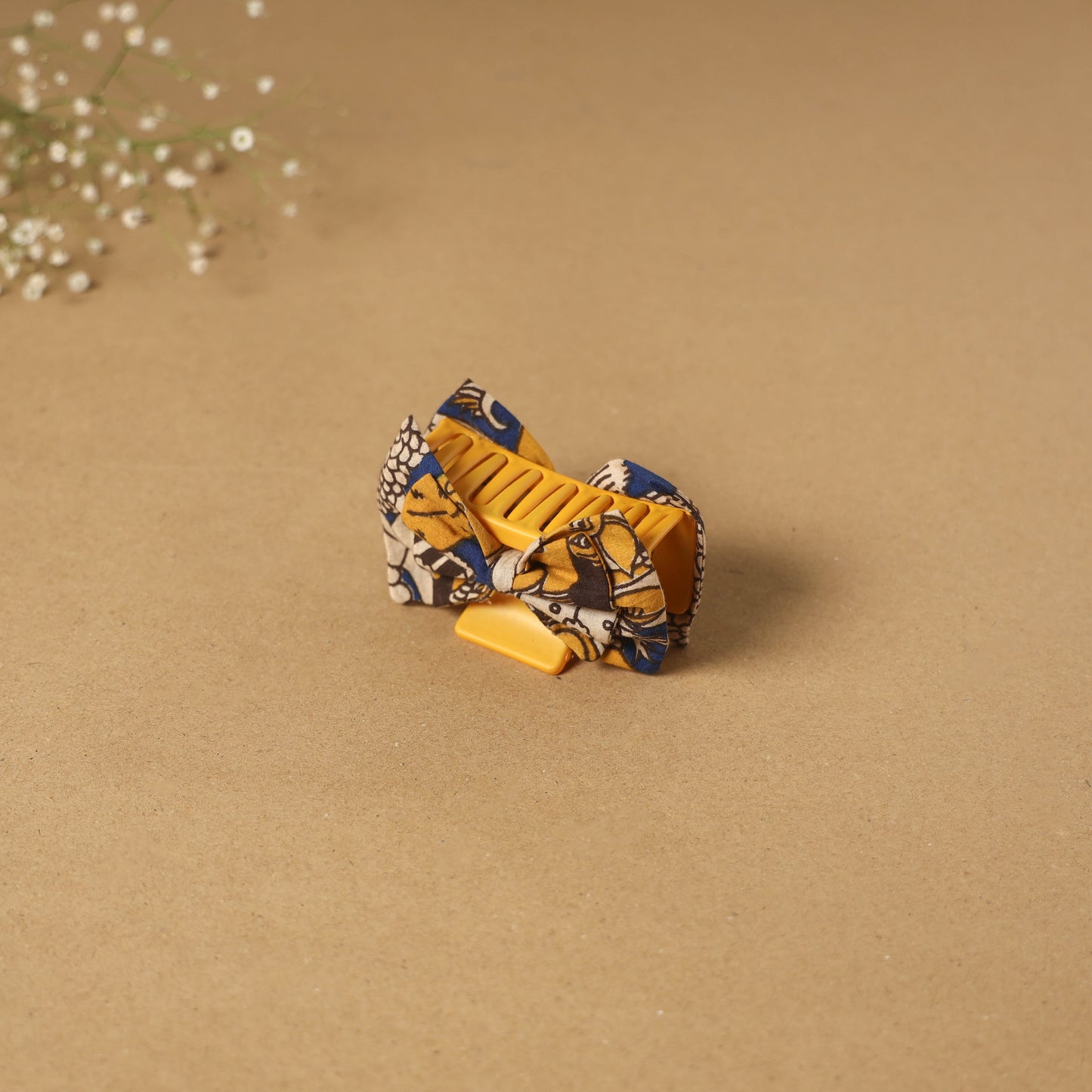 Yellow - handmade women’s bow hair claw clip 26