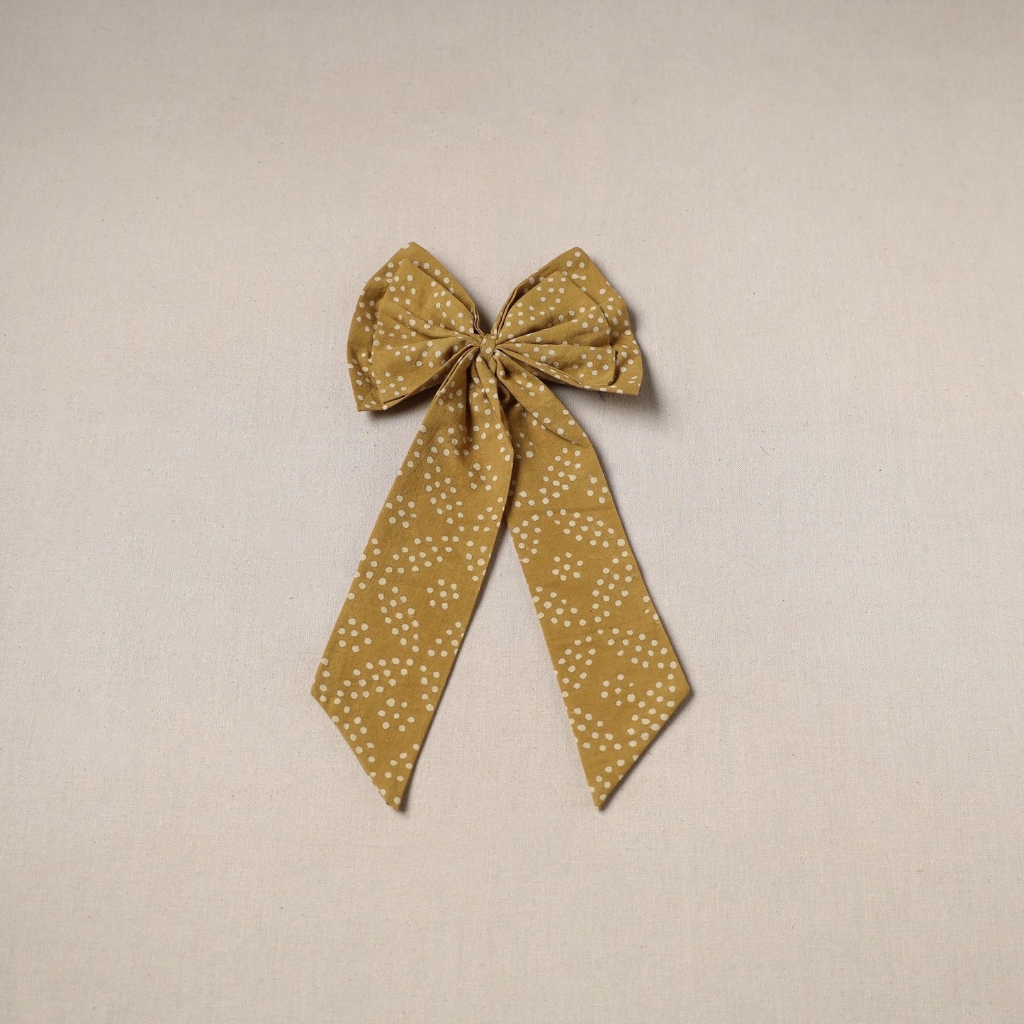 Yellow - handmade women’s bow hair clip 100 - handcrafted