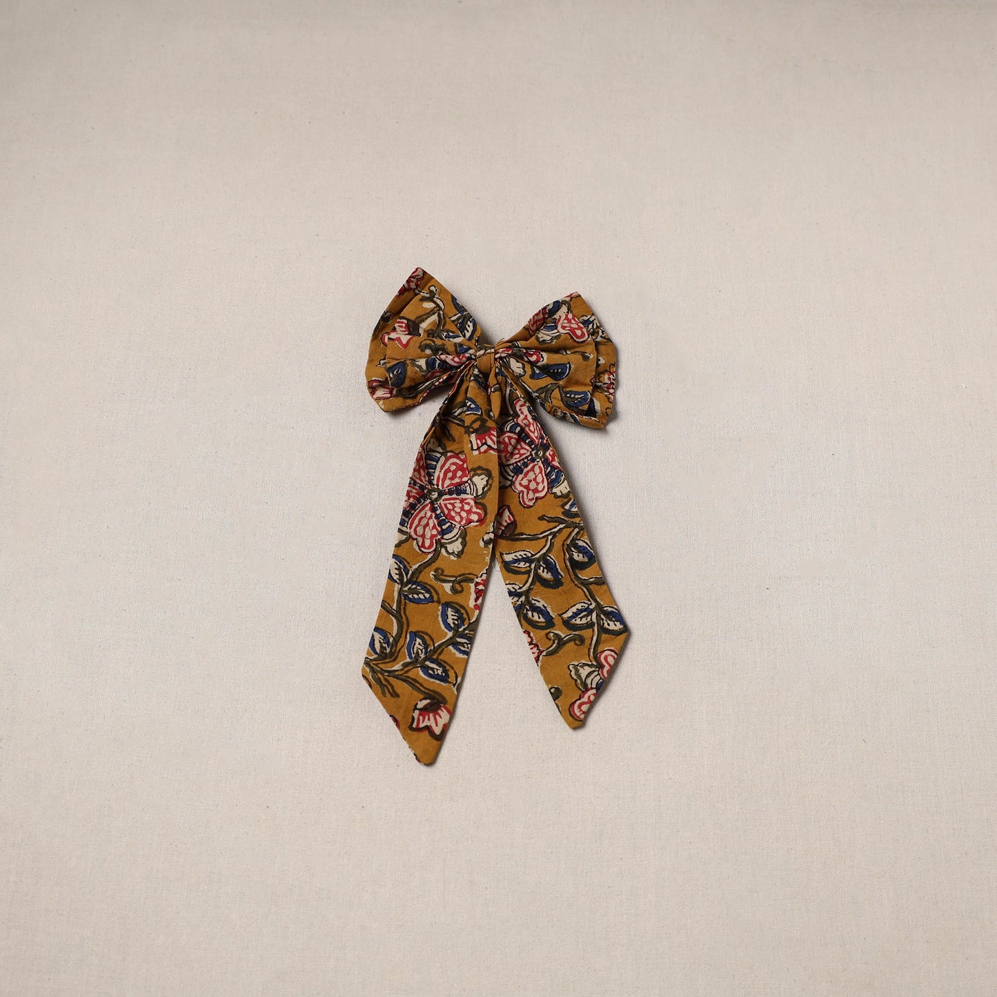 Yellow - handmade women’s bow hair clip 94 - handcrafted