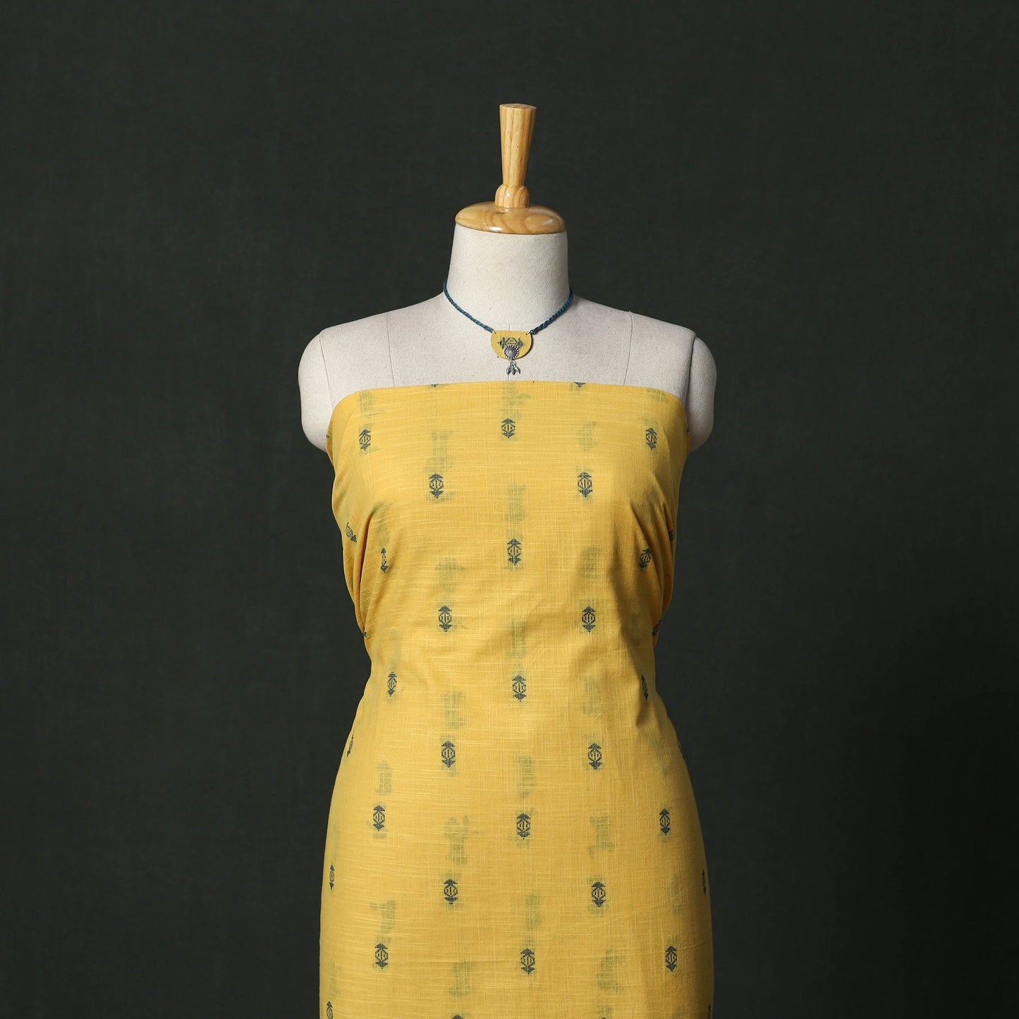 Jacquard cotton 2pc unstitched dress material