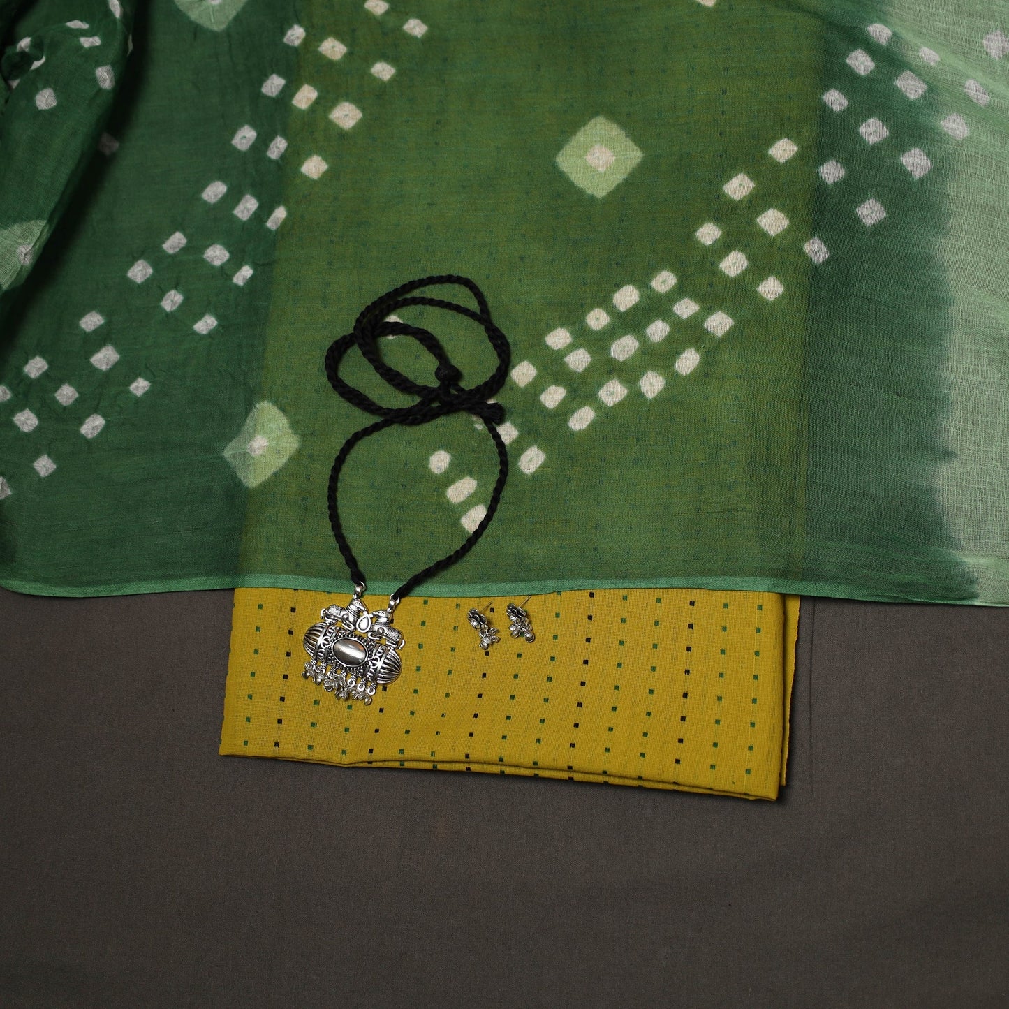 Jacquard cotton 2pc unstitched dress material