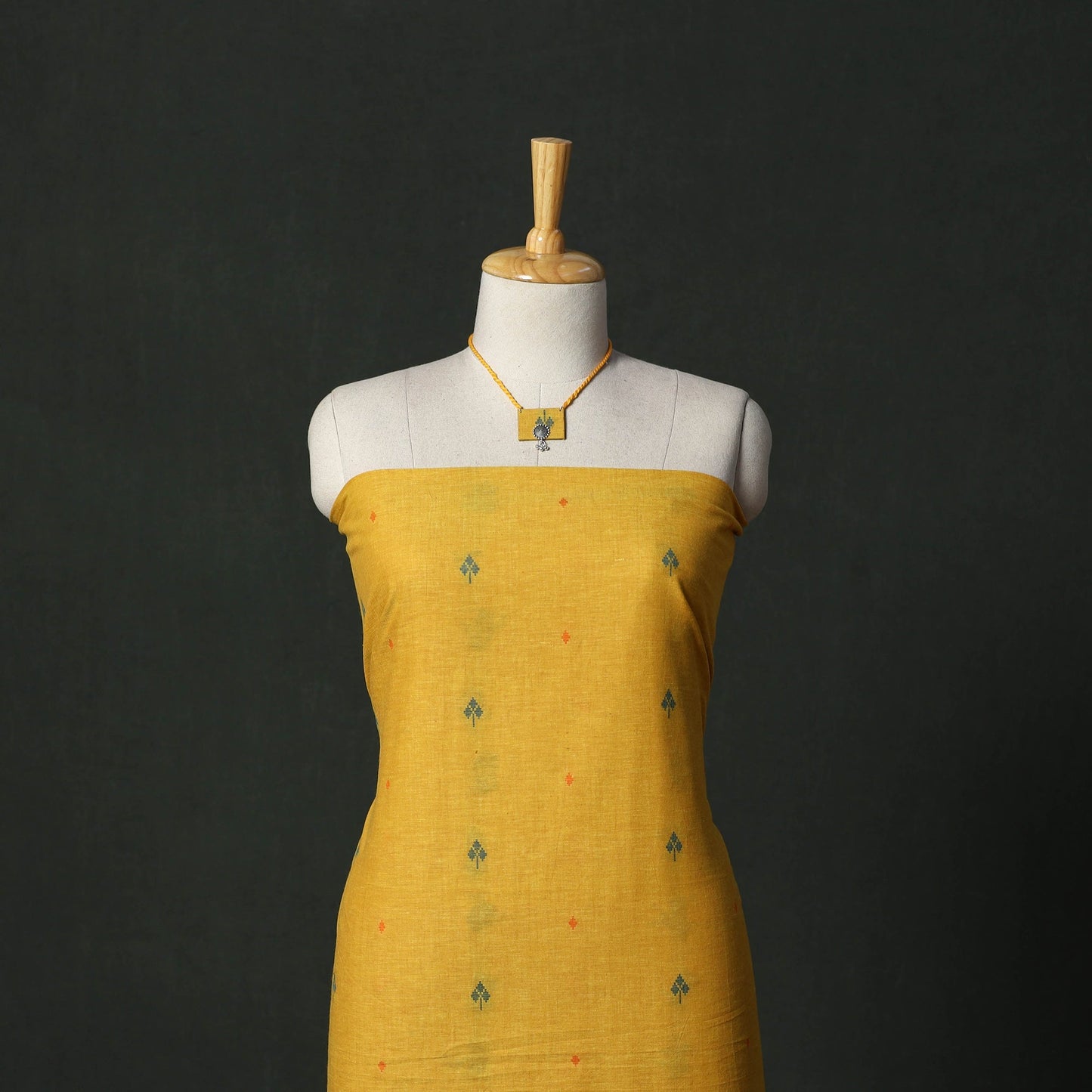 Jacquard cotton 2pc unstitched dress material