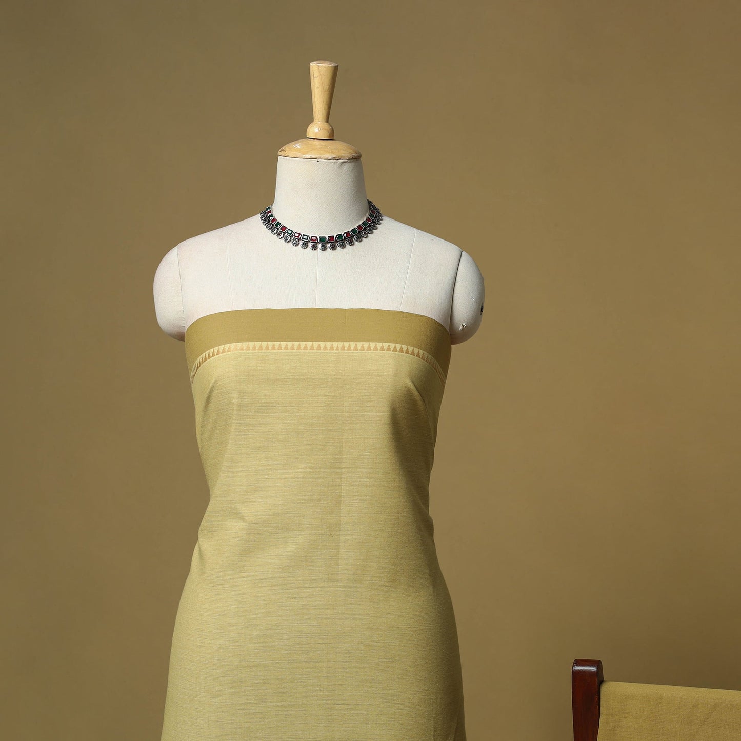 Jacquard cotton 3pc unstitched dress material 83