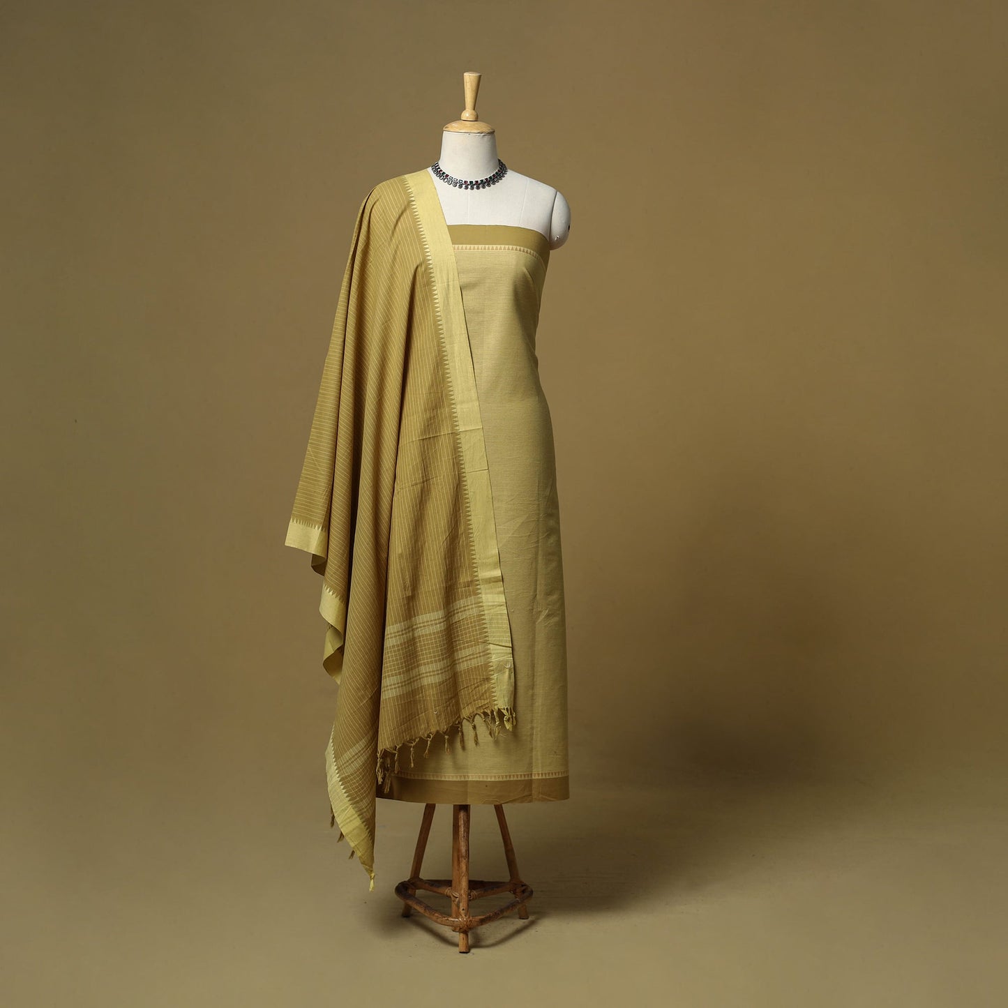 Jacquard cotton 3pc unstitched dress material 83