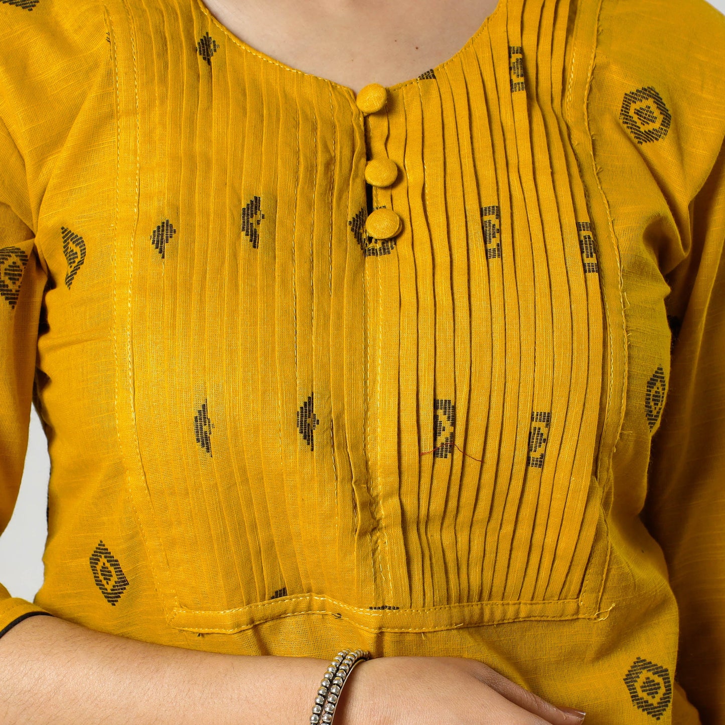 Jacquard Cotton Kurta