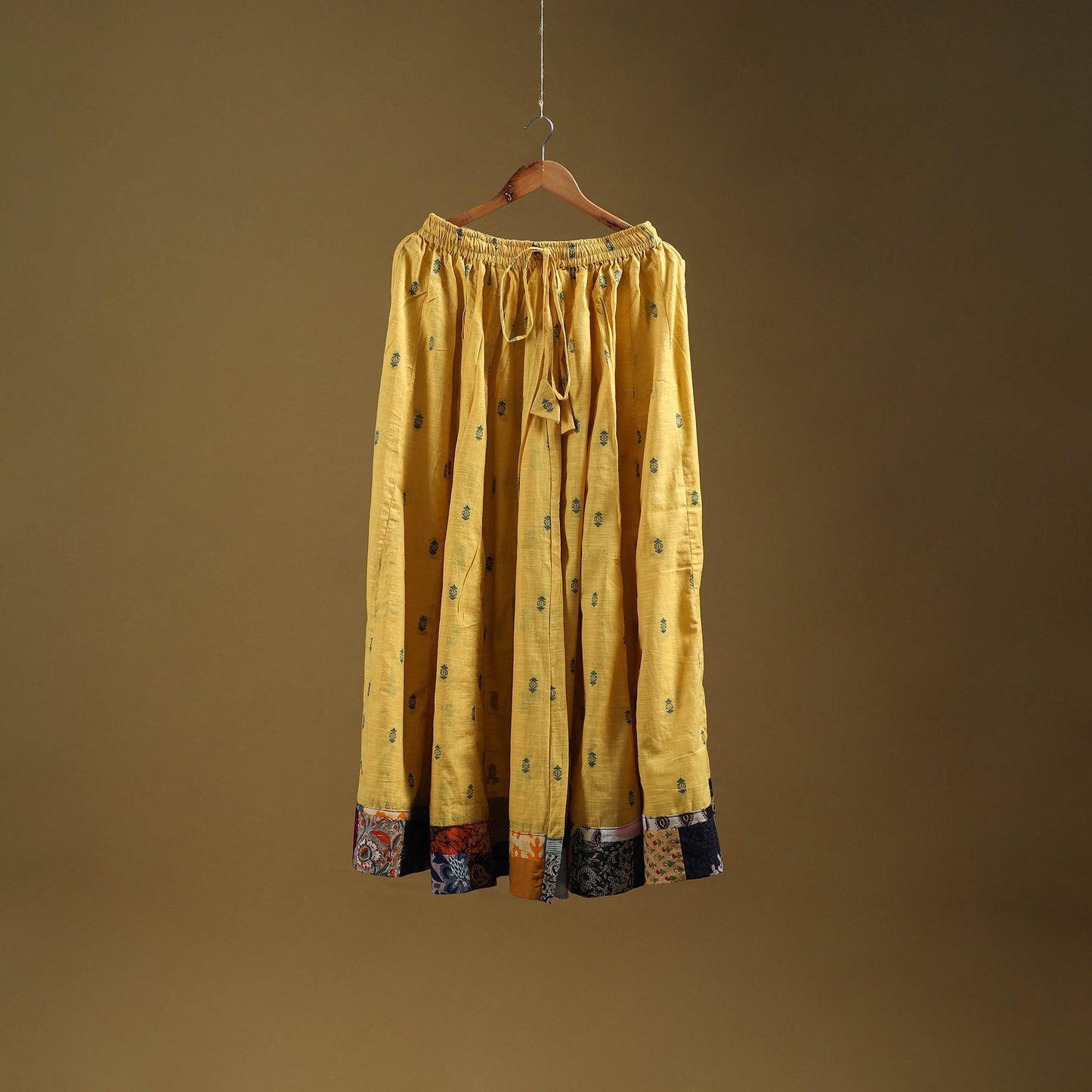 Jacquard patchwork 24 kali cotton long skirt 10