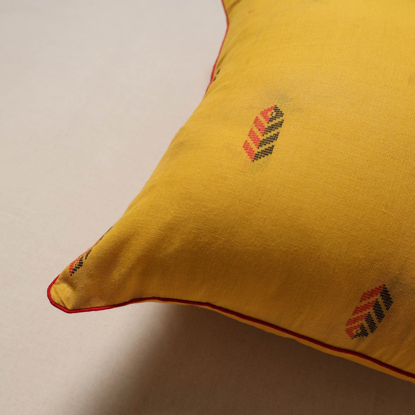 Jacquard weave cushion cover 14 - handcrafted