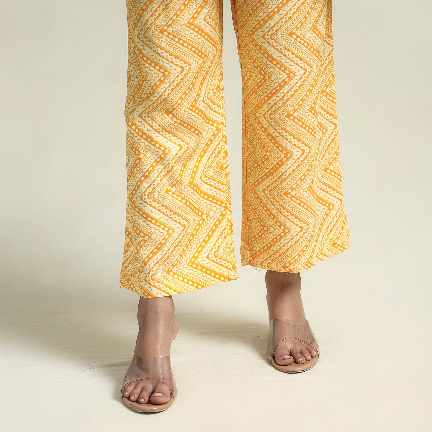 Jaipur Printed Kurta with Palazzo & Dupatta Set