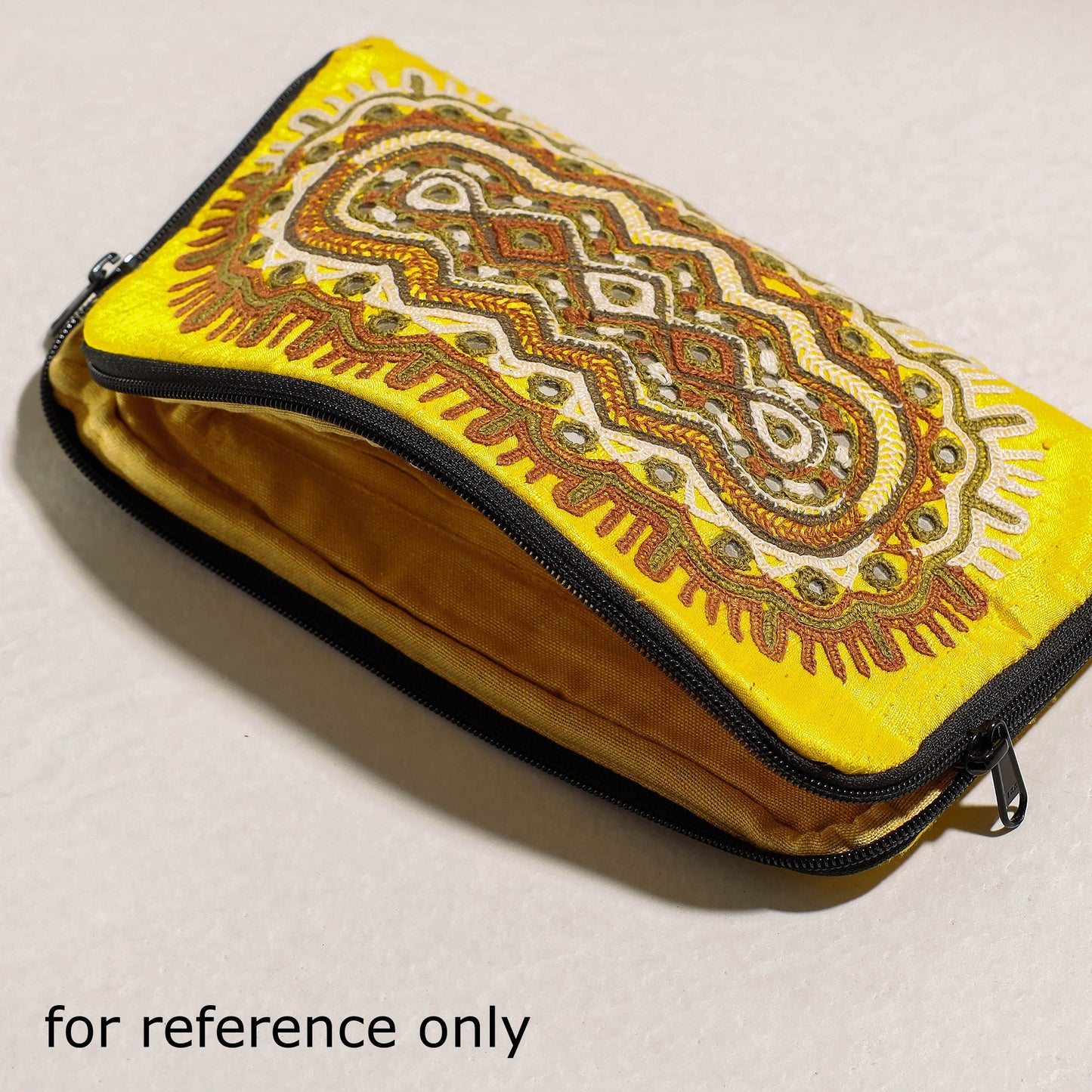 Kala Raksha Rabari Hand Embroidery Toiletry Pouch