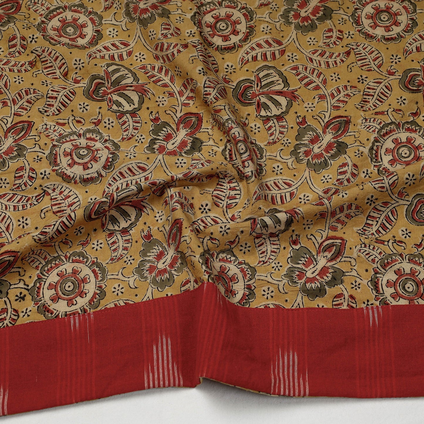 Buy Kalamkari Block Printed Cotton Blouse Piece