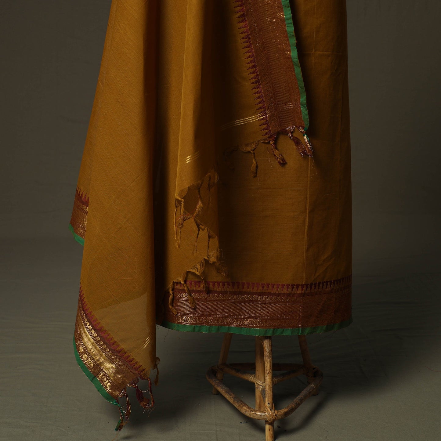 Kandangi chettinad cotton 2pc unstitched dress material 12