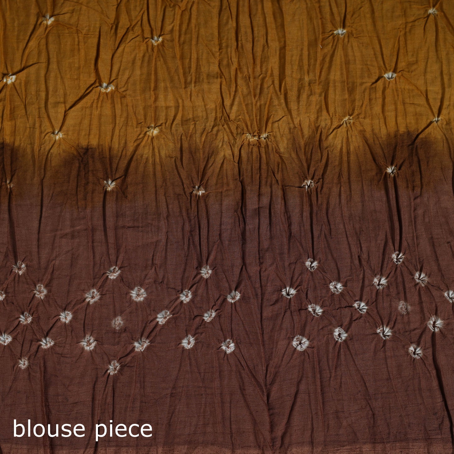Kutch bandhani tie-dye cotton saree with blouse piece 01