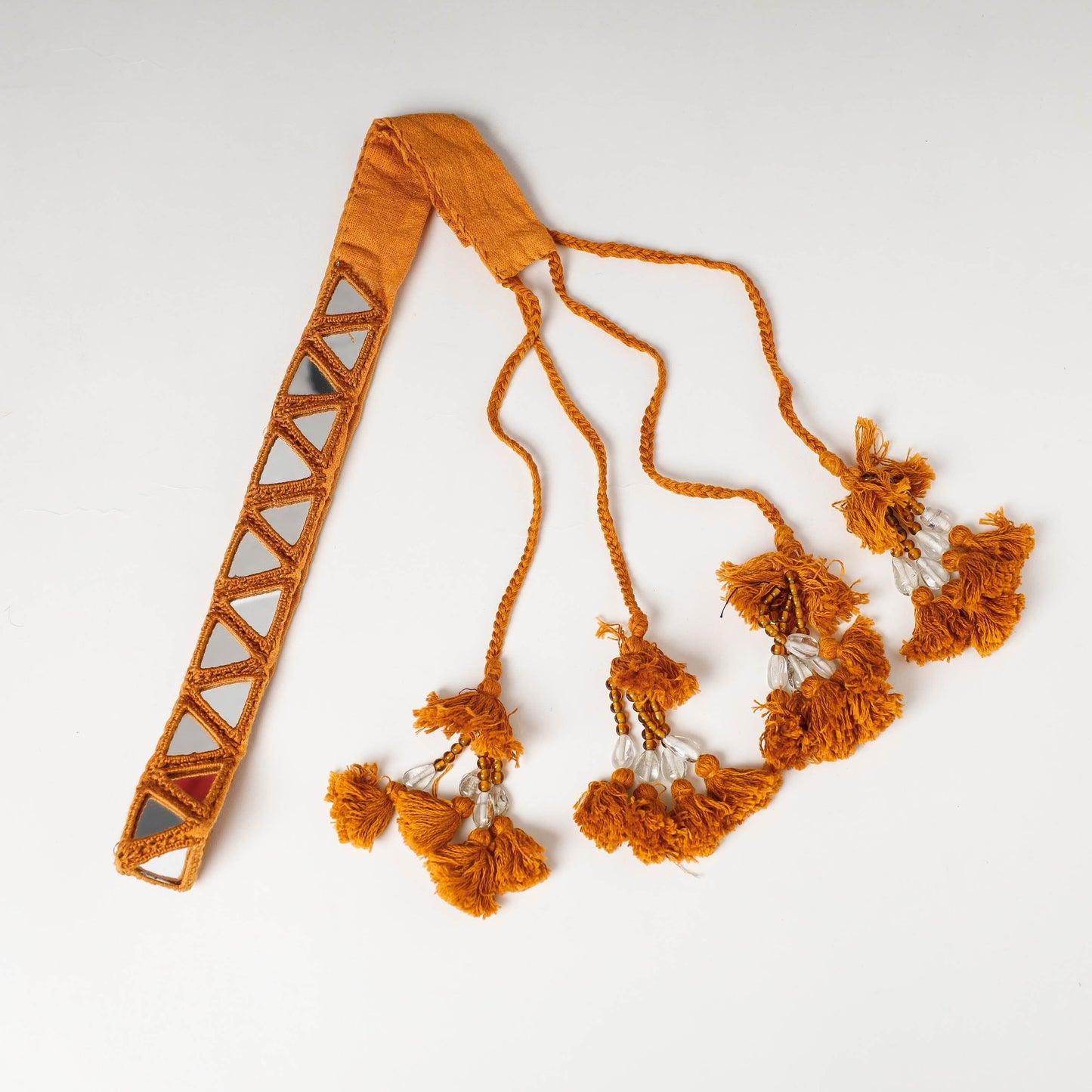 Mirror Work Kutch Embroidery Fabric Belt
