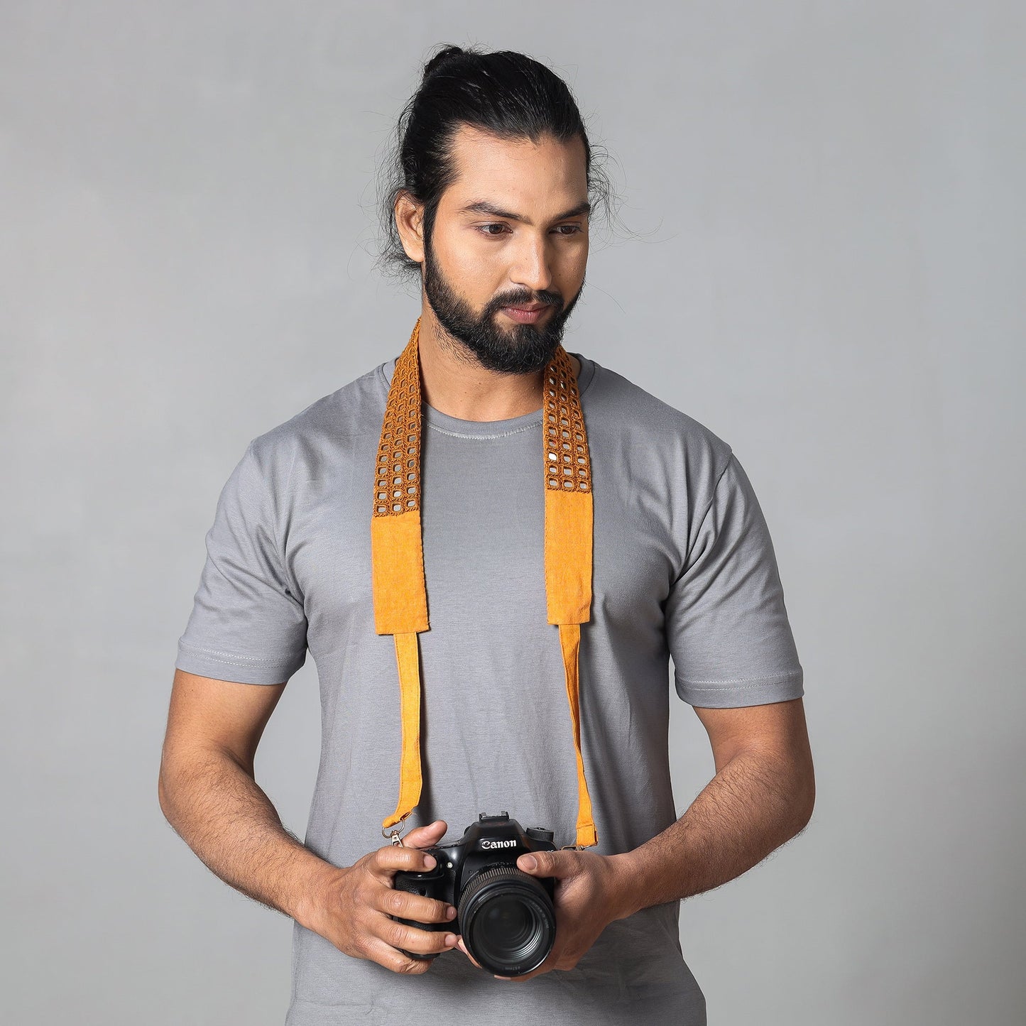 Mirror Work Kutchi Embroidery Fabric Camera Belt