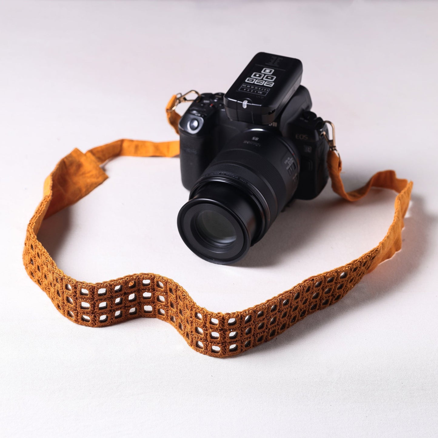 Mirror Work Kutch Embroidery Fabric Camera Belt