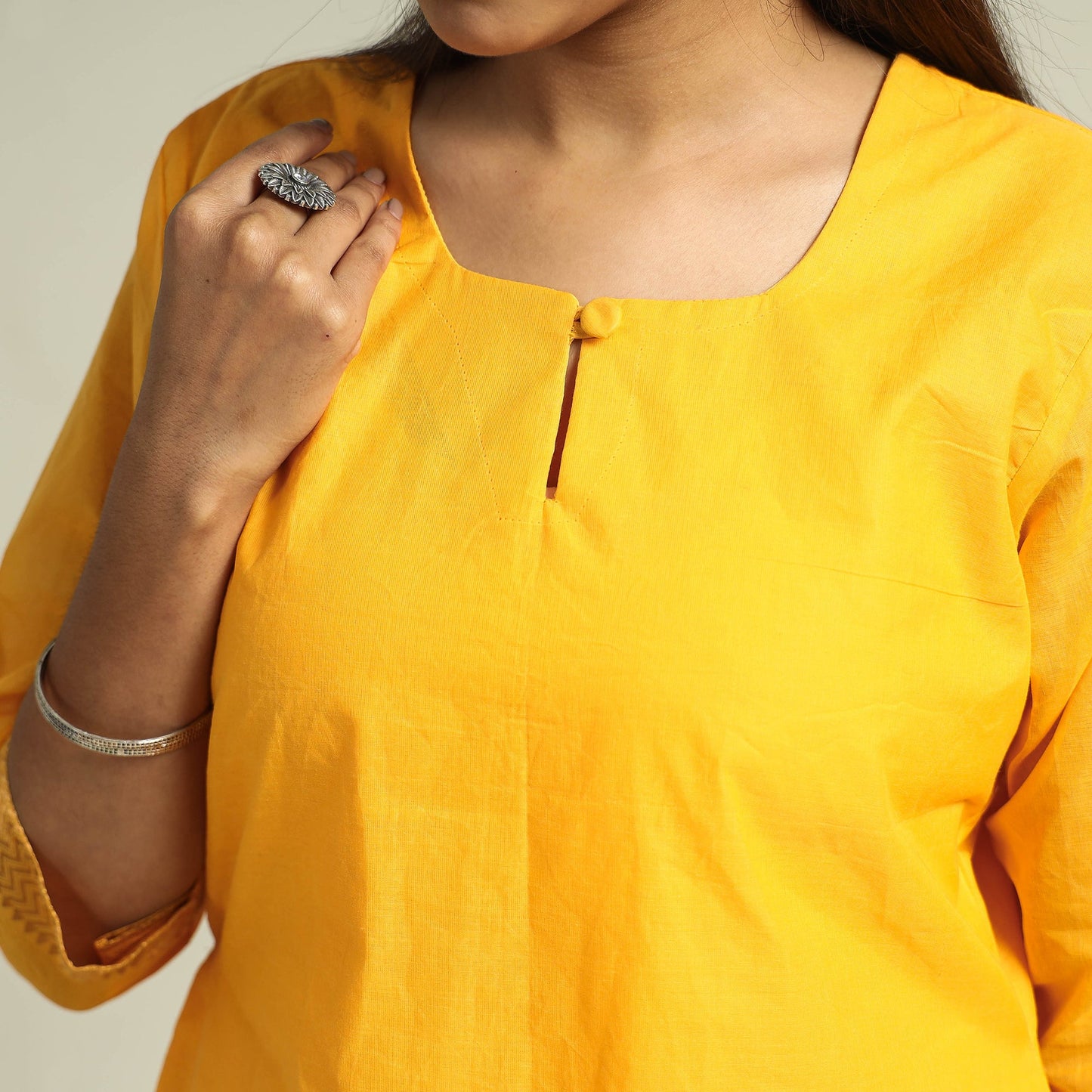 Mangalagiri Kurta with Palazzo & Dupatta Set