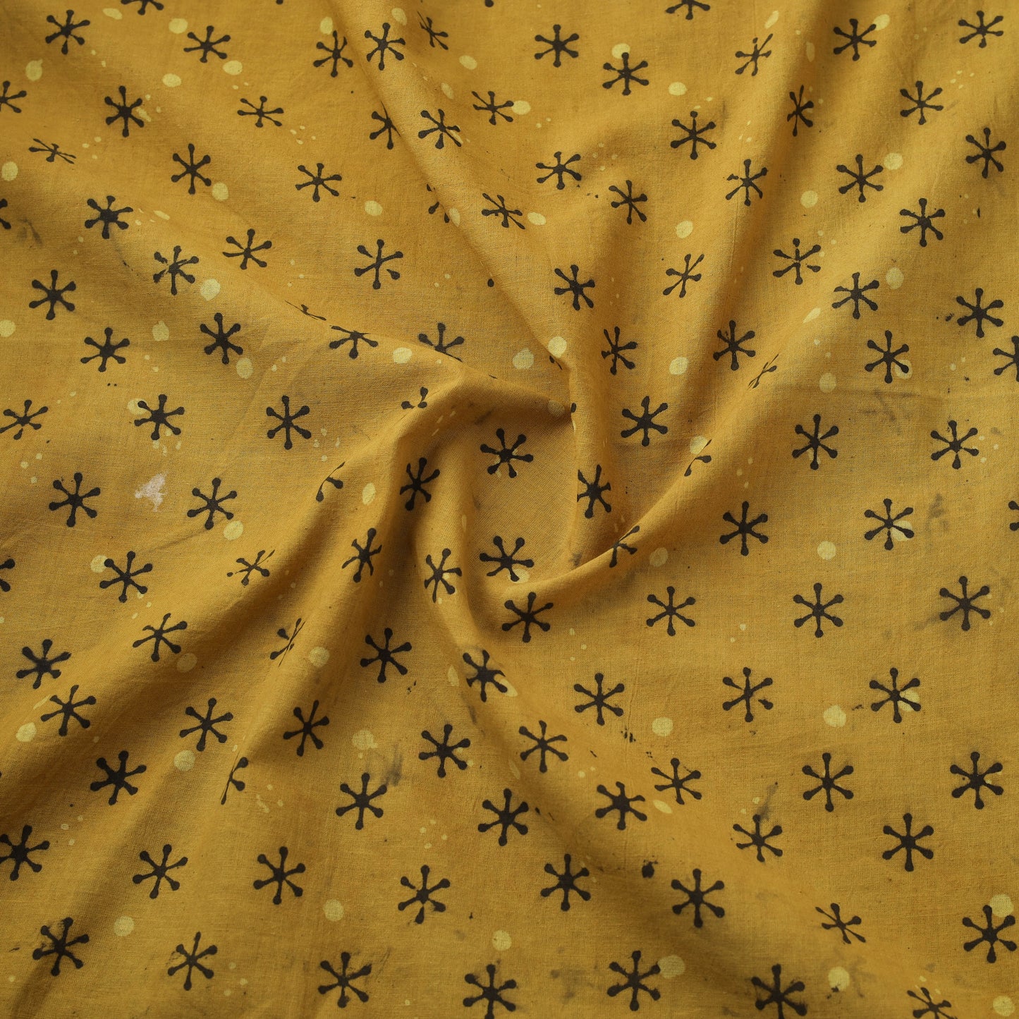 Natural dyed cotton kutch hand block ajrakh print fabric 37