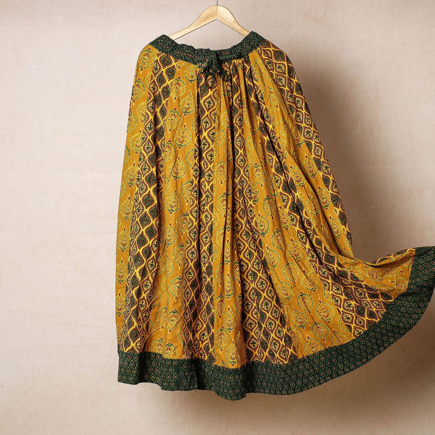 ajrakh long skirt