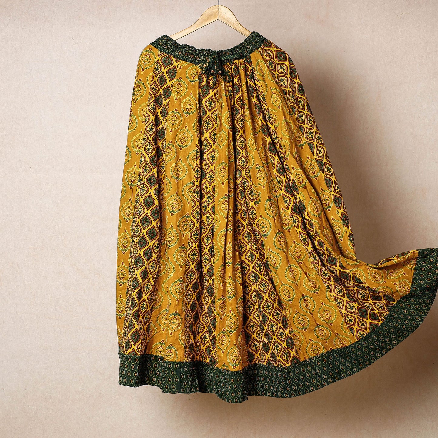 ajrakh long skirt