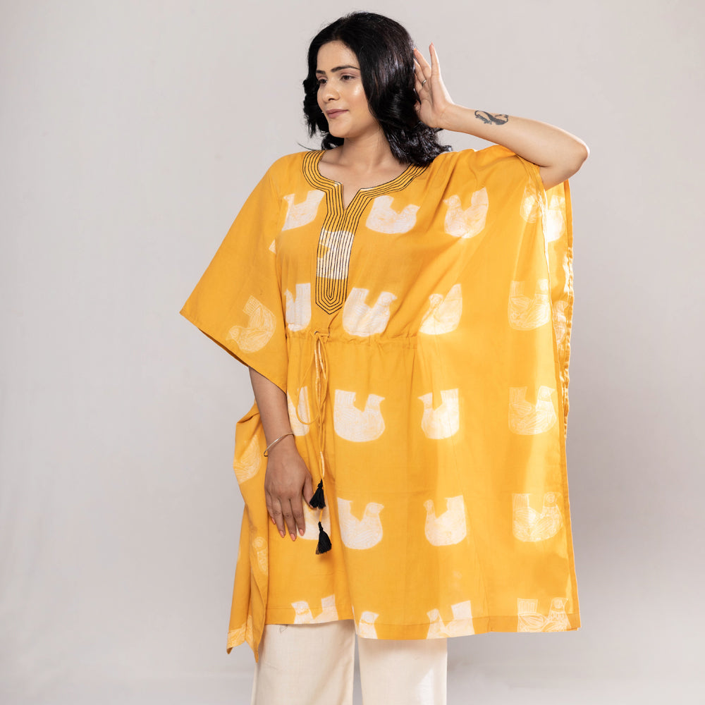 Nui Shibori Kaftan